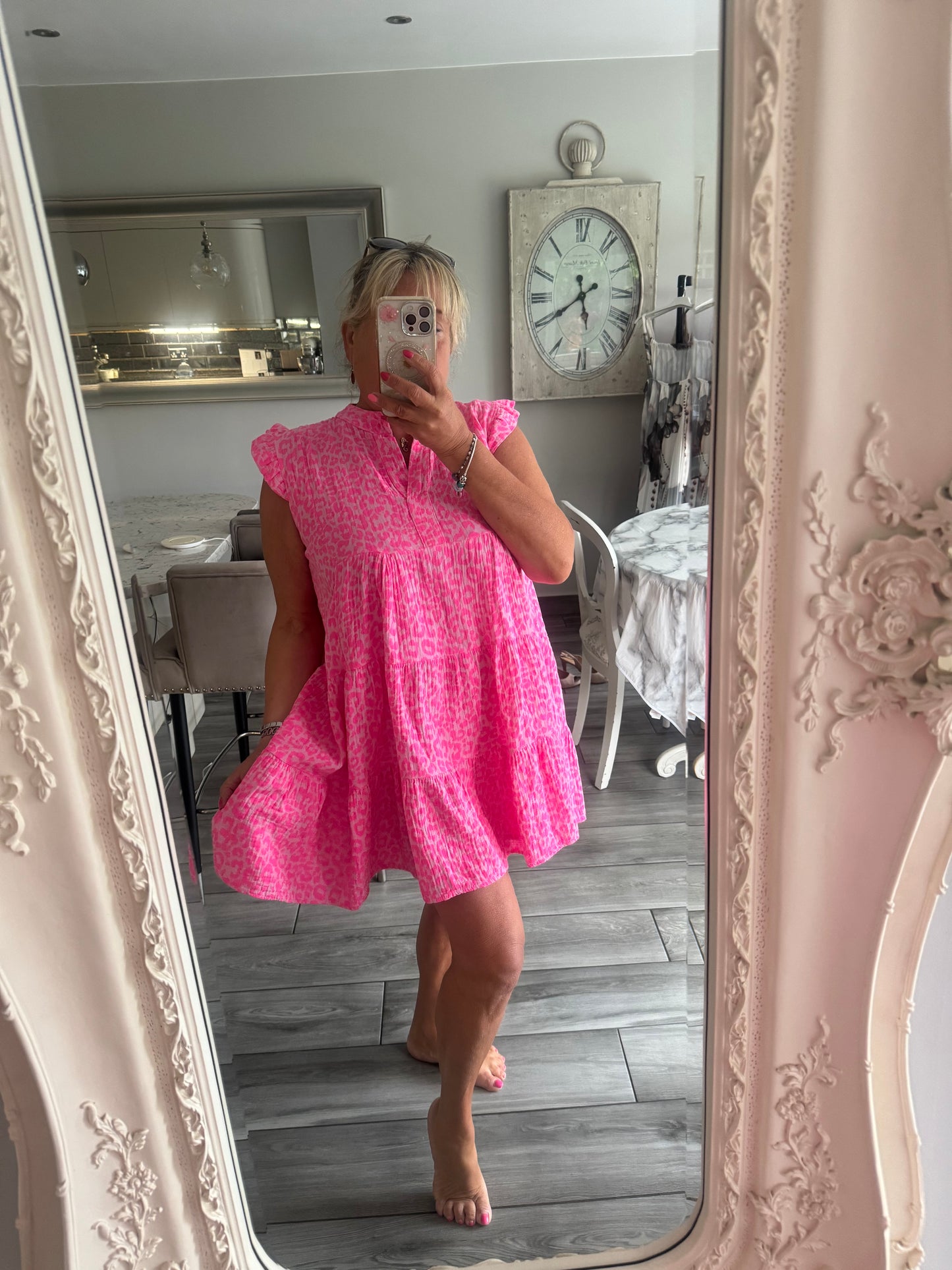 Julie cheesecloth short dress or top