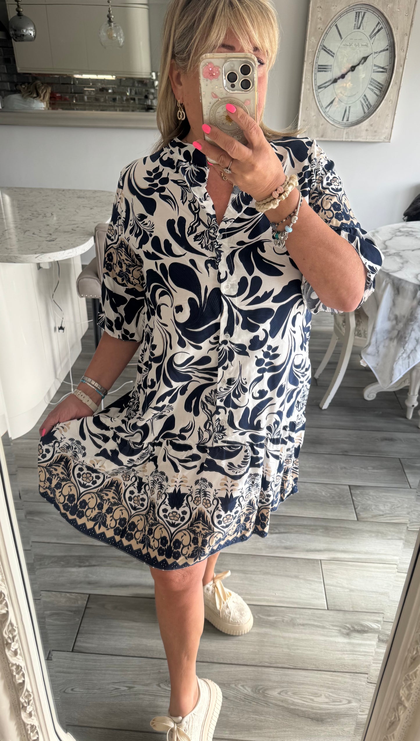Eva knee length dress