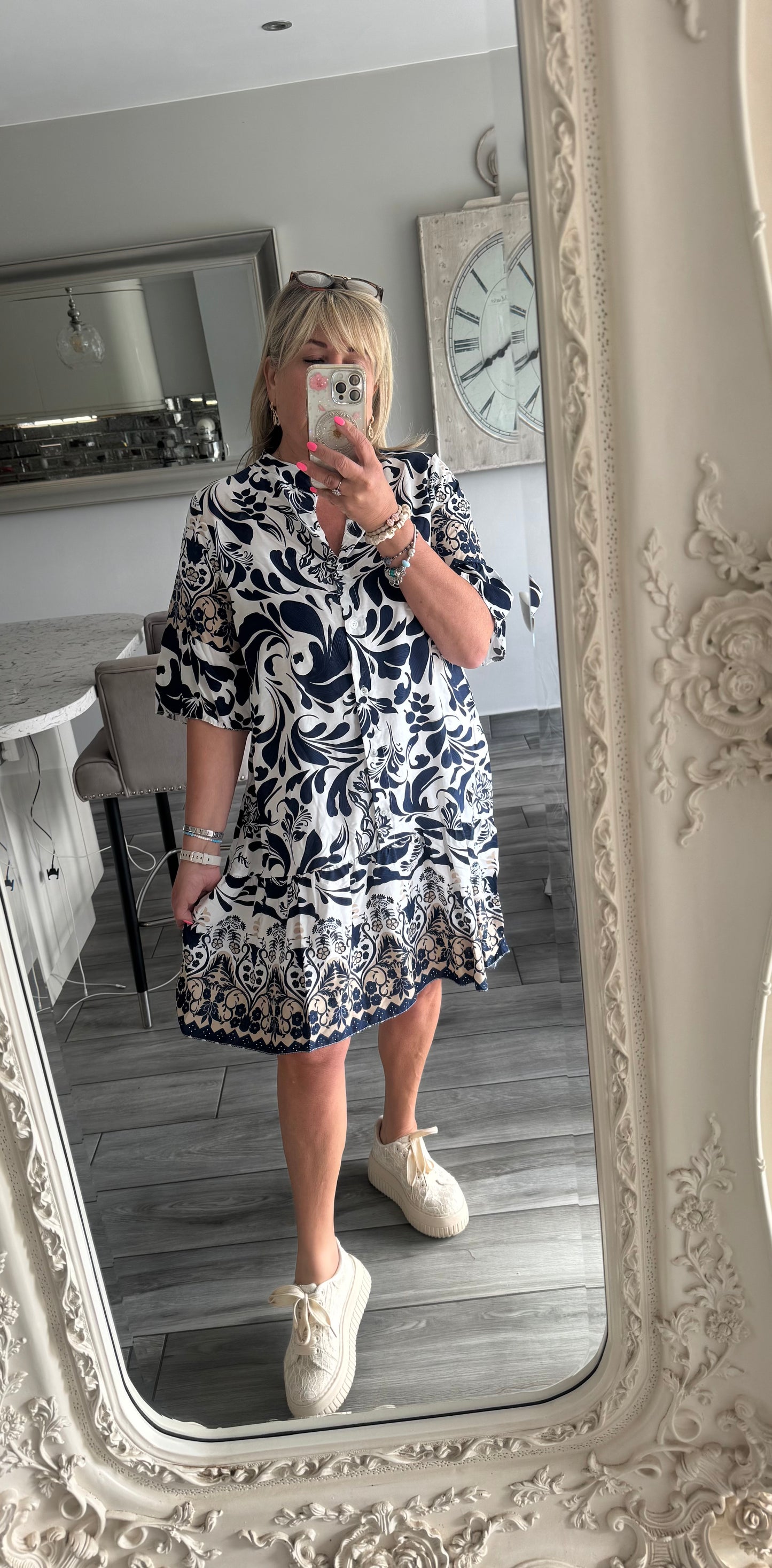 Eva knee length dress
