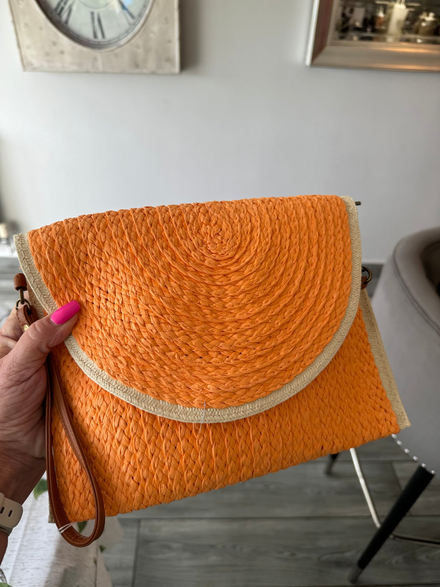 Lexi Envelope Bag with crossbody and wrist strap