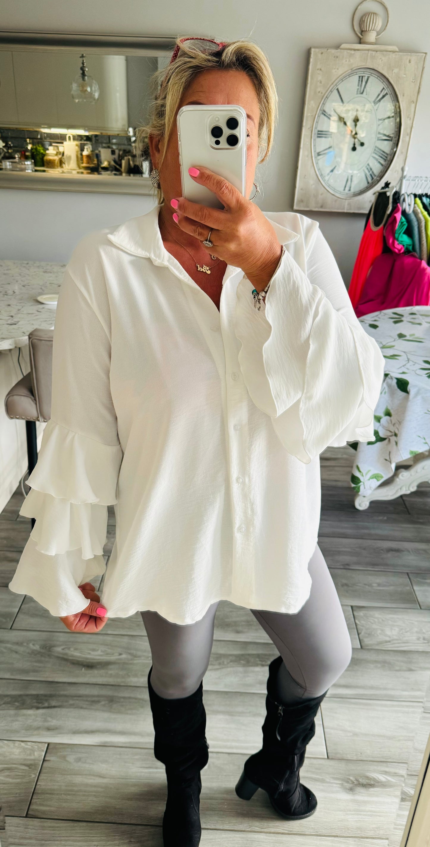 Lulabel Frill Sleeve Shirt