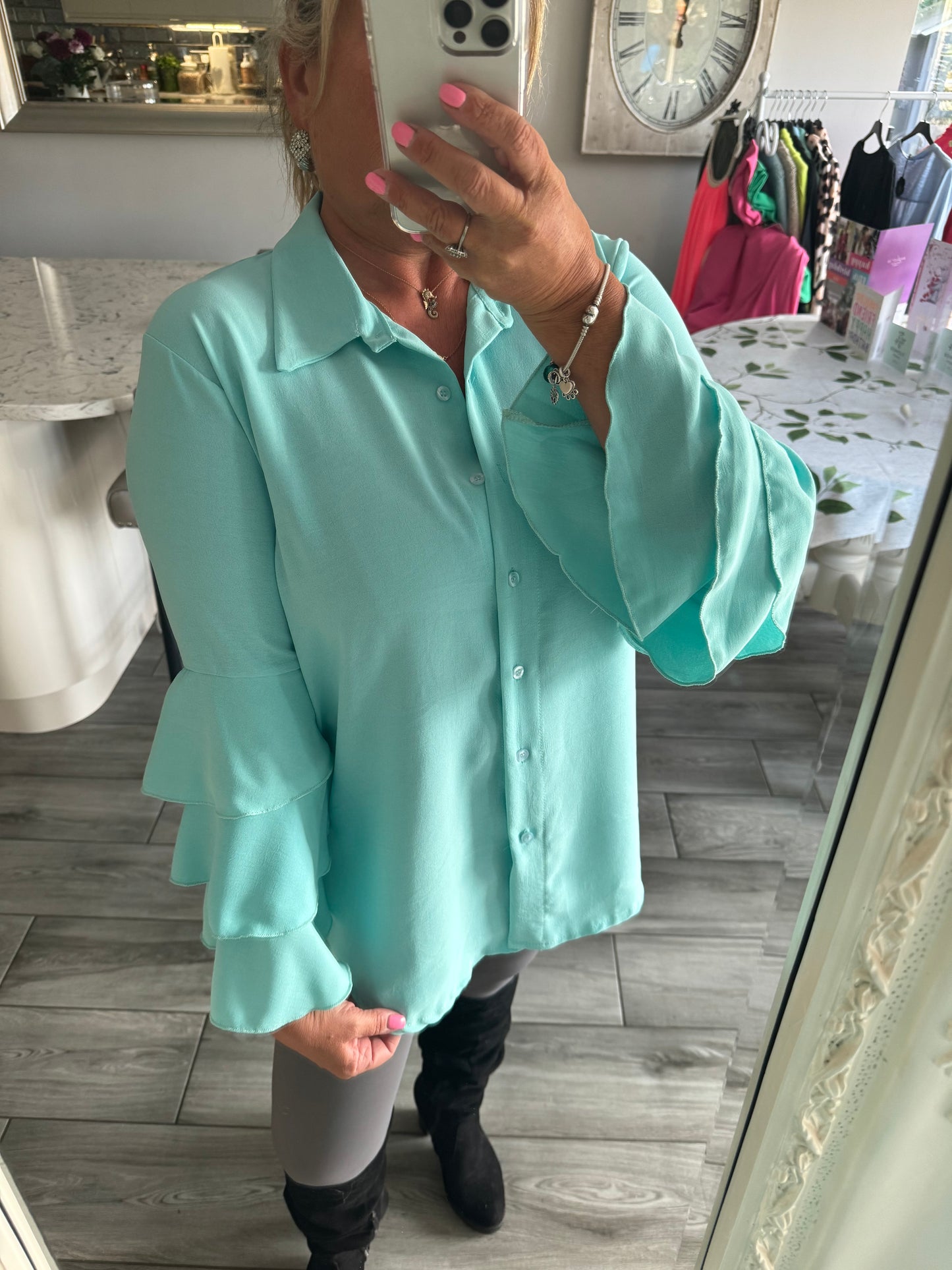 Lulabel Frill Sleeve Shirt