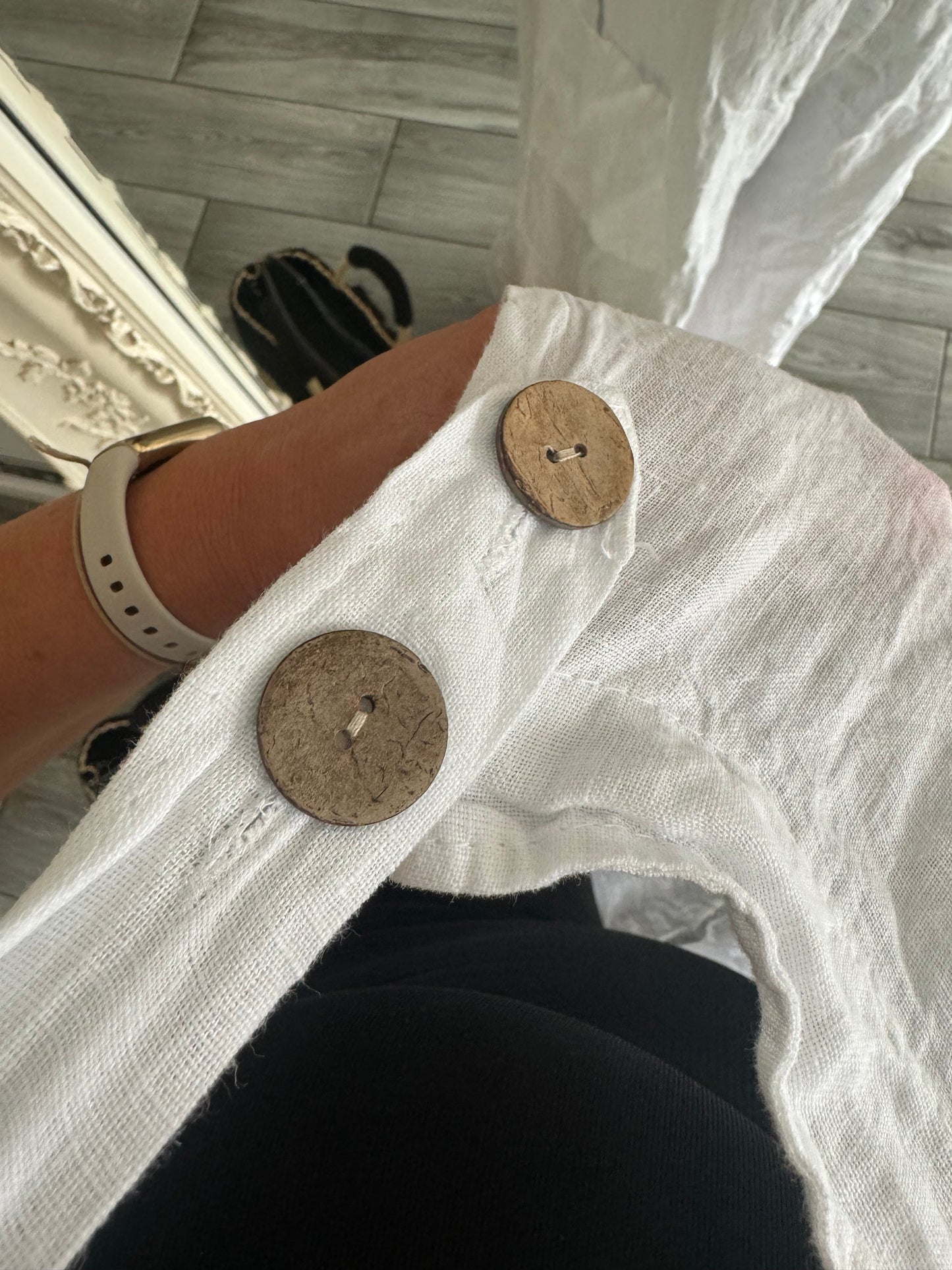 Nicola Linen Dungerees by Puro Lino
