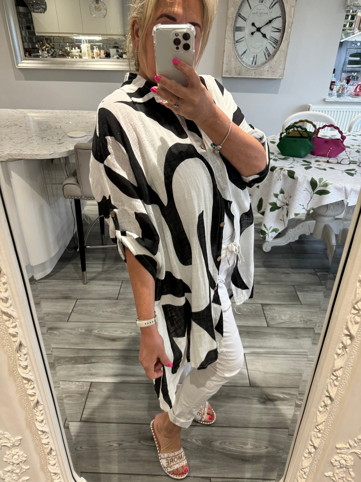 Odette 100% cotton oversize shirt