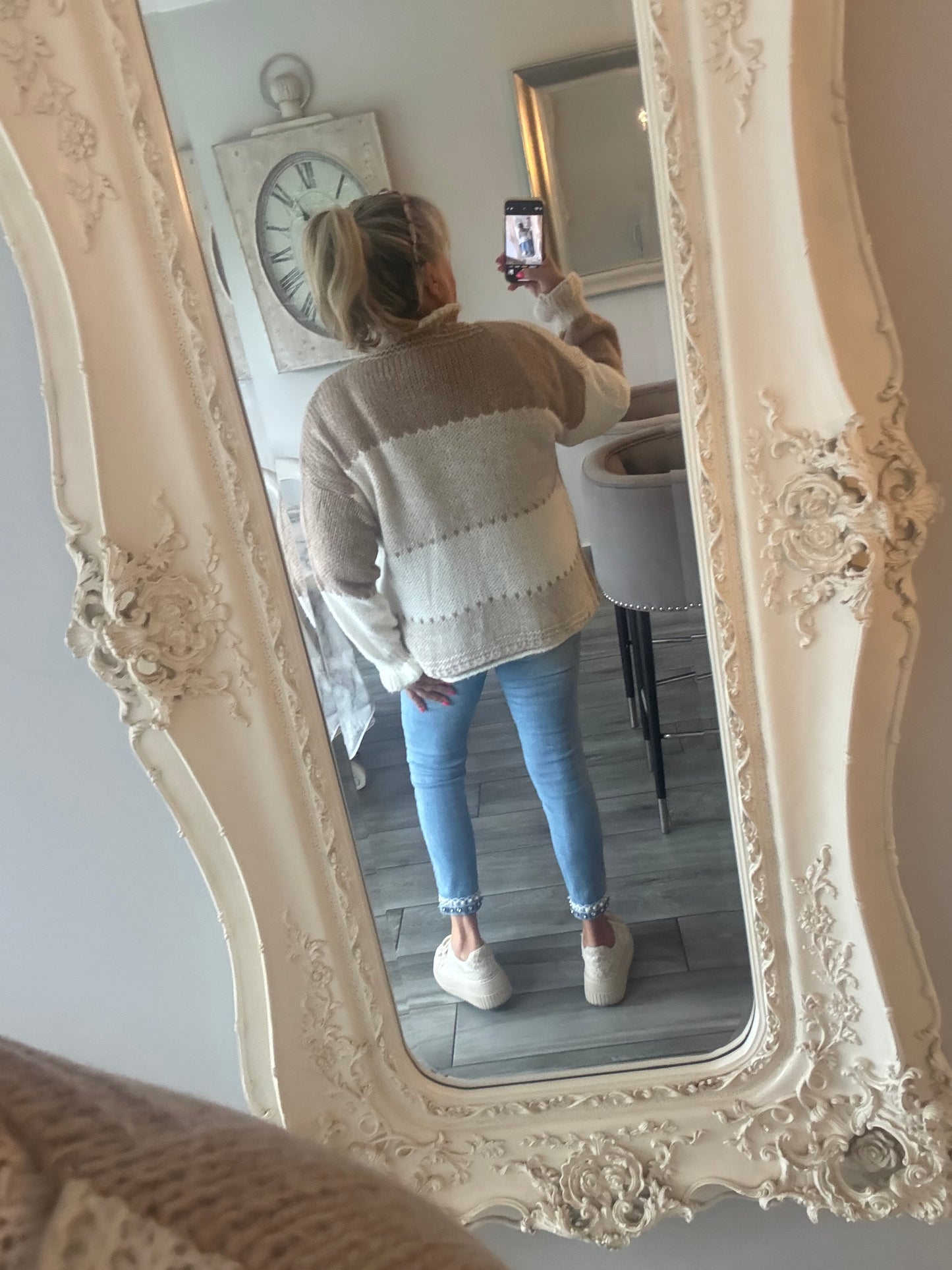 Pixie Patch gold button cardigan