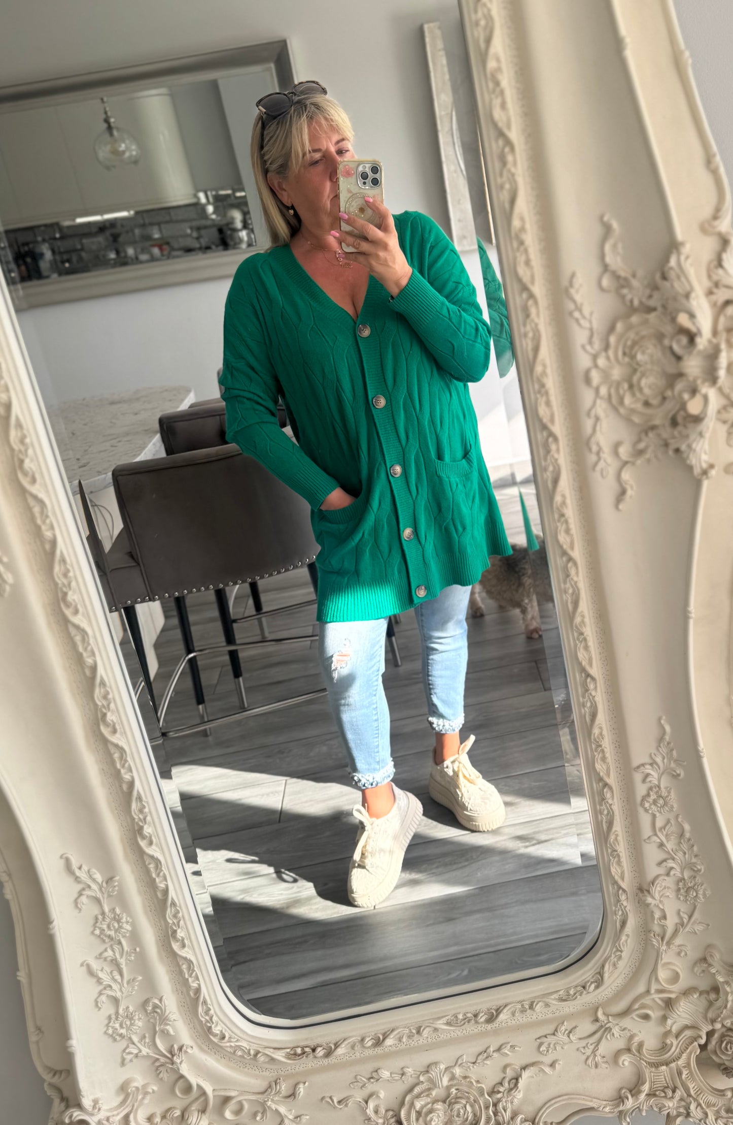 Shannon cable knit cardigan or dress