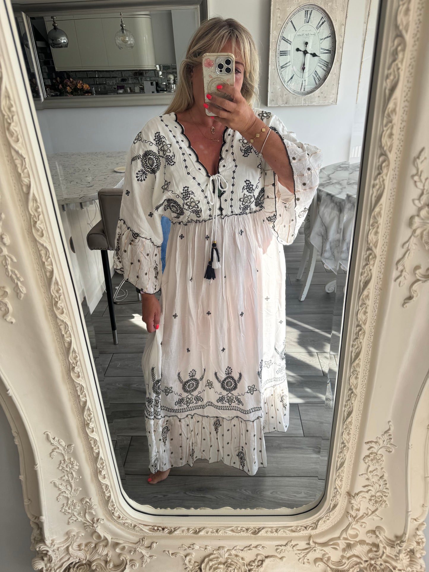 Mykonos maxi dress