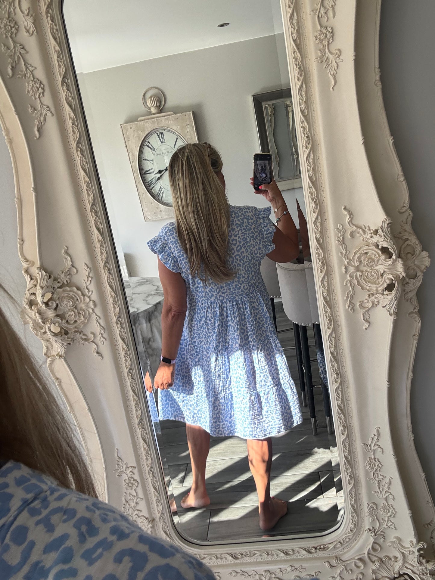 Ischia cheesecloth dress