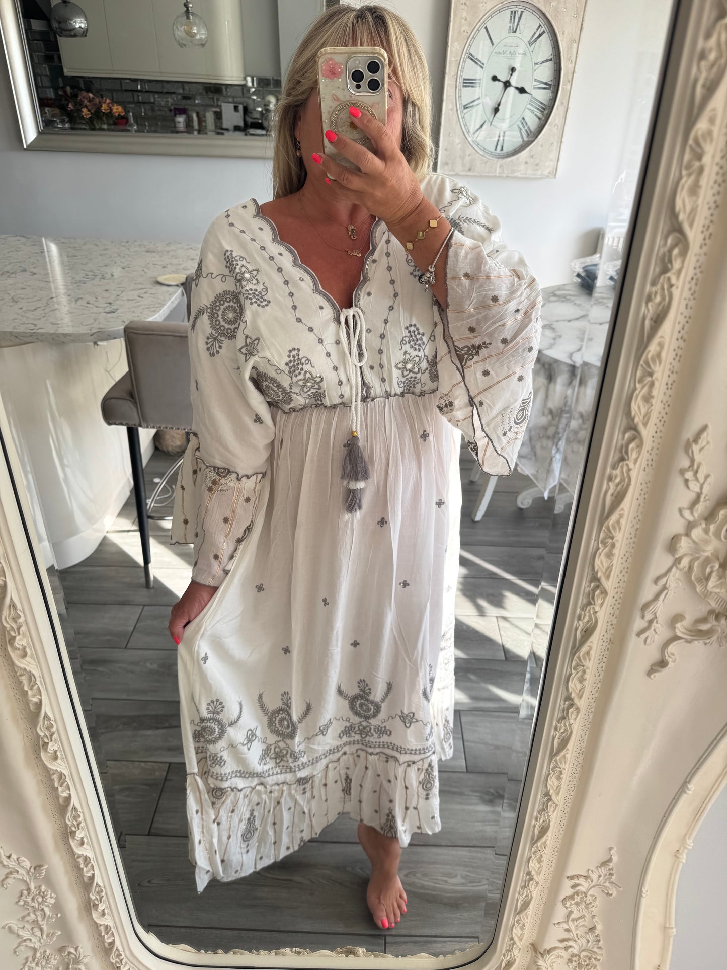 Mykonos maxi dress