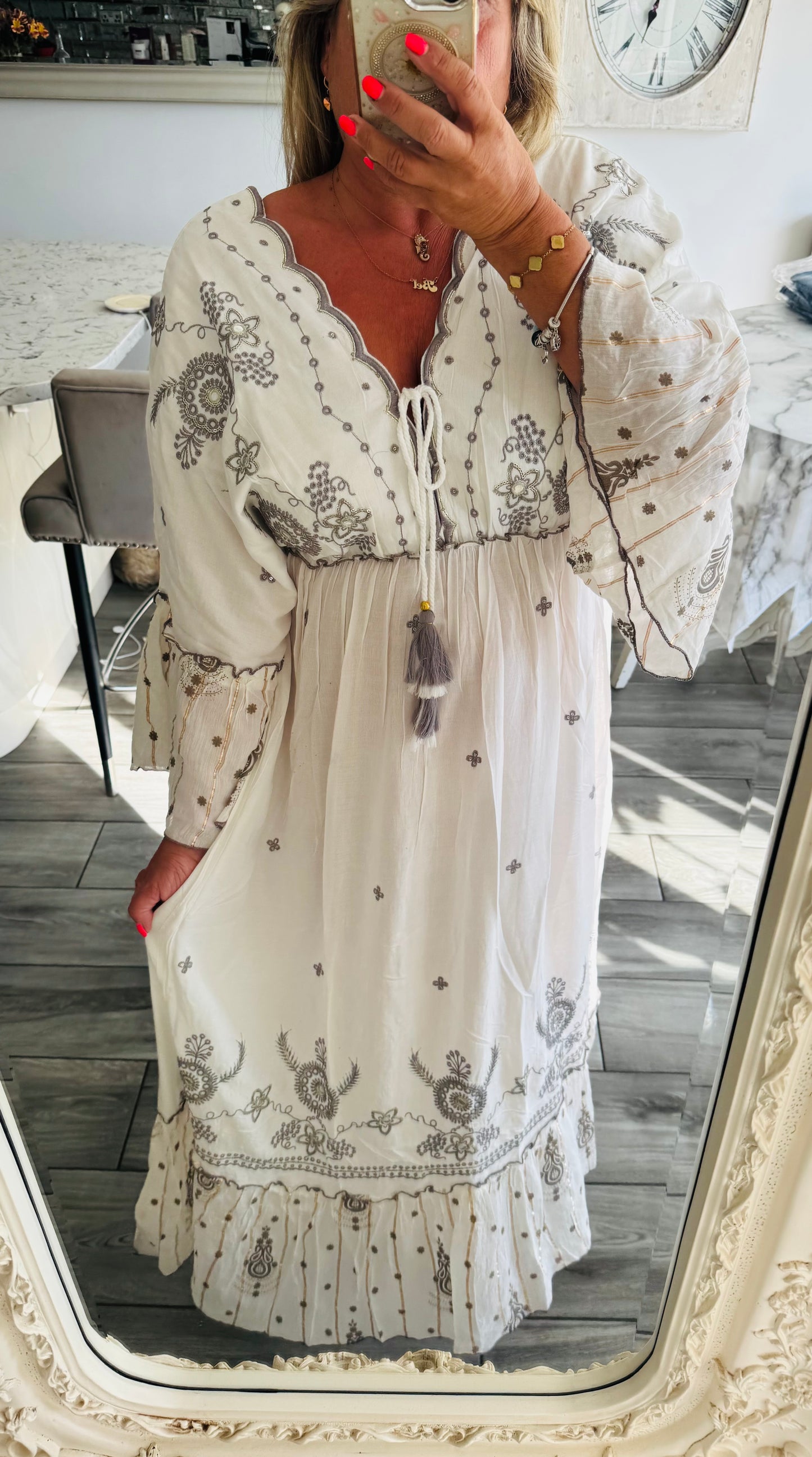 Mykonos maxi dress