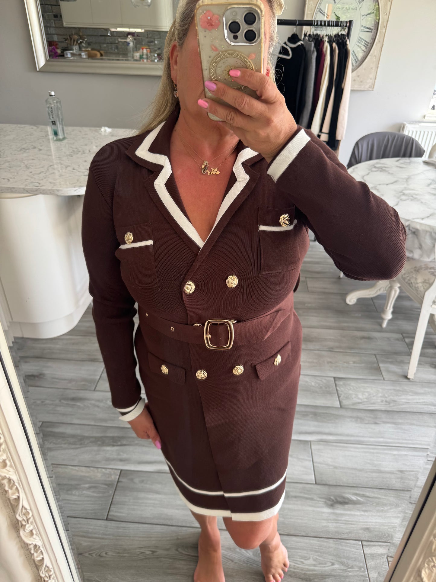 Stefi fitted smart short dress