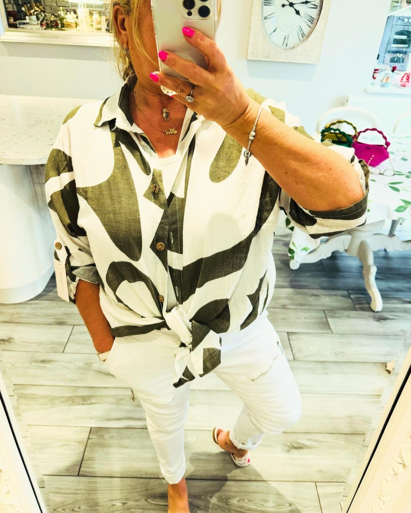Odette 100% cotton oversize shirt