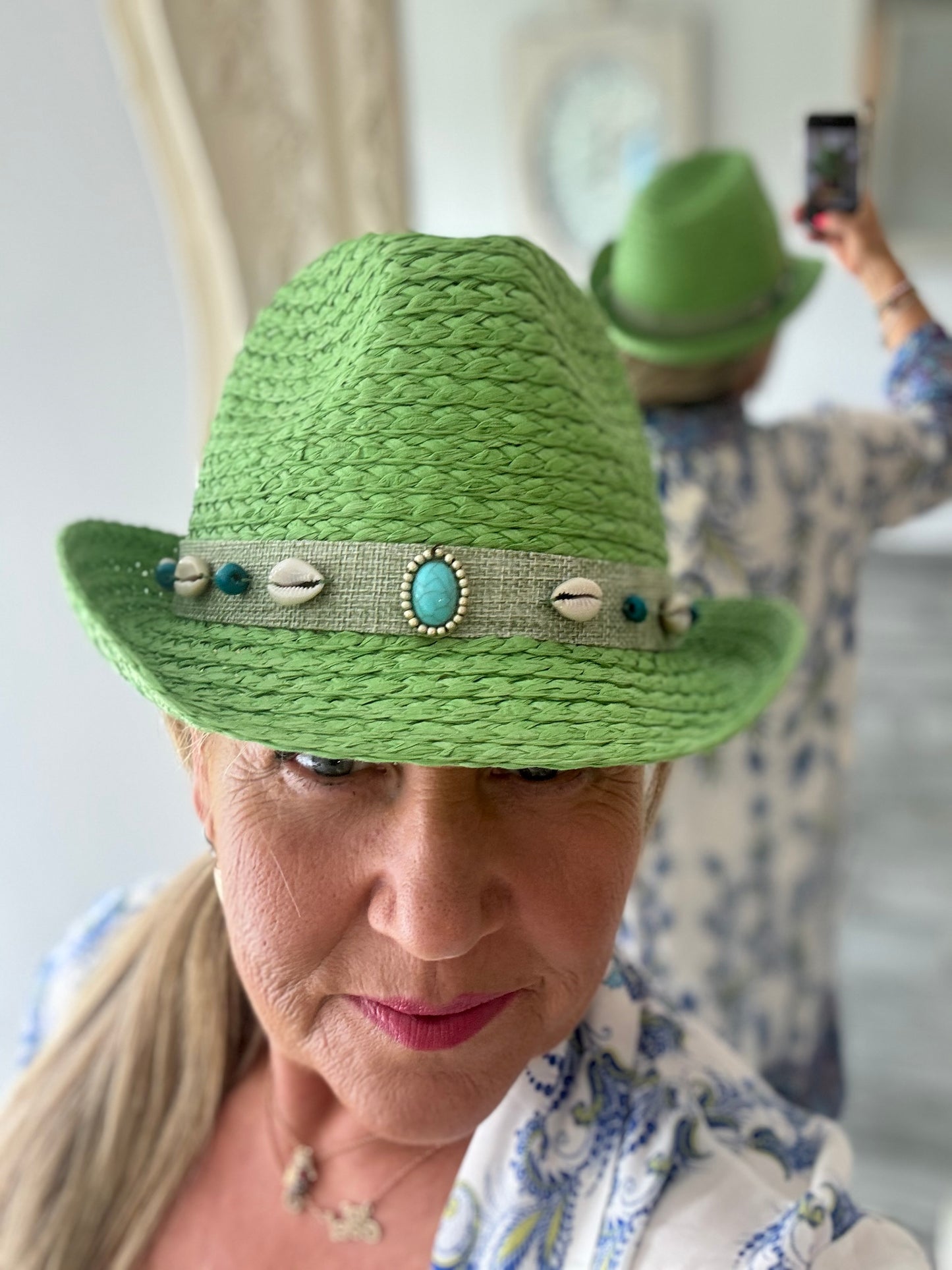 Isla Green Hat