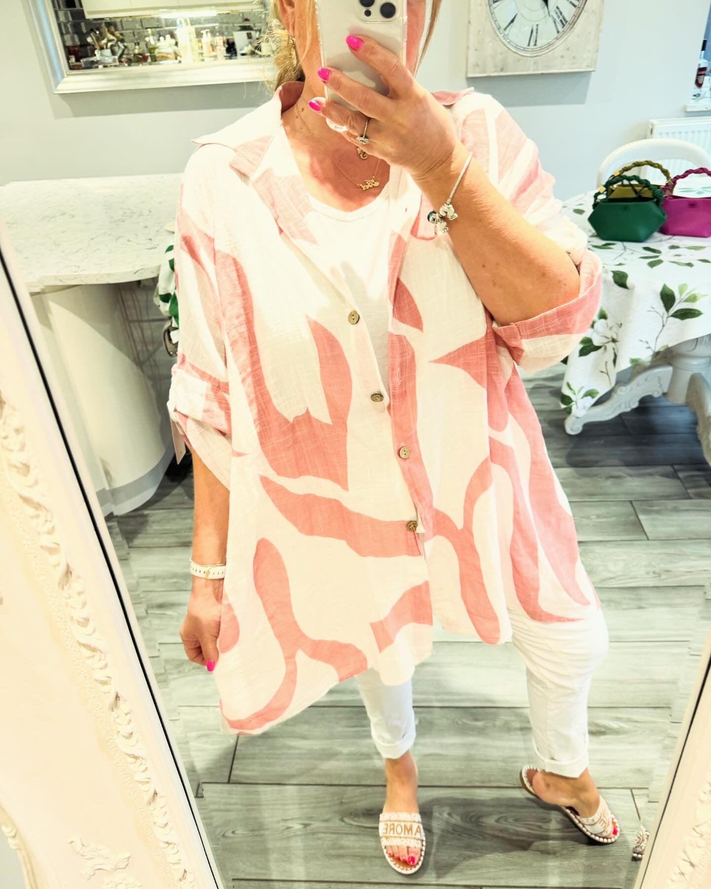 Odette 100% cotton oversize shirt