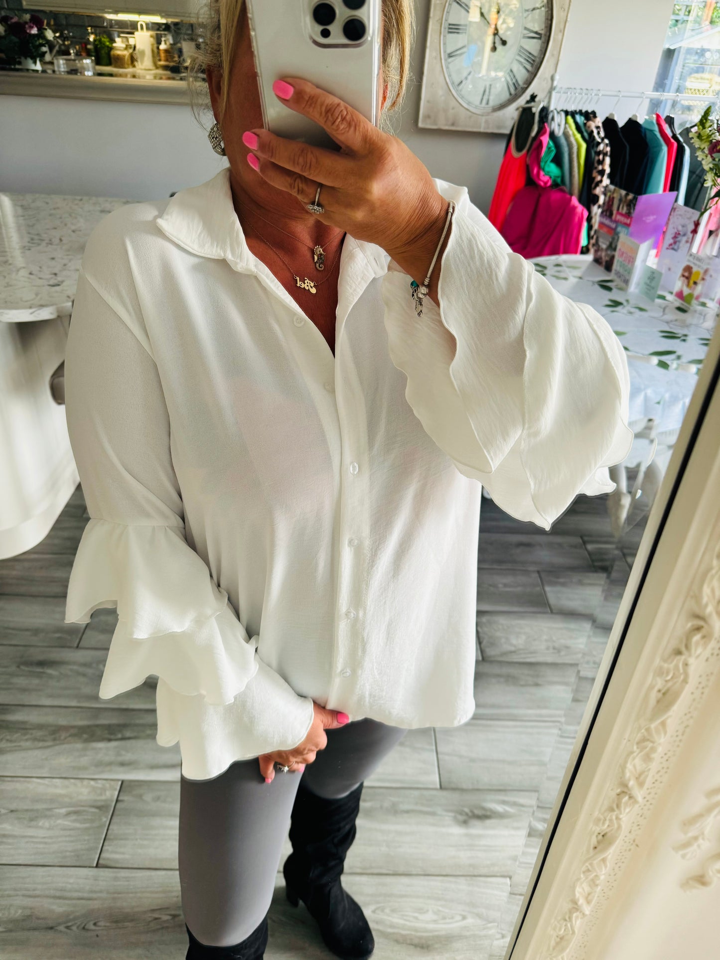 Lulabel Frill Sleeve Shirt