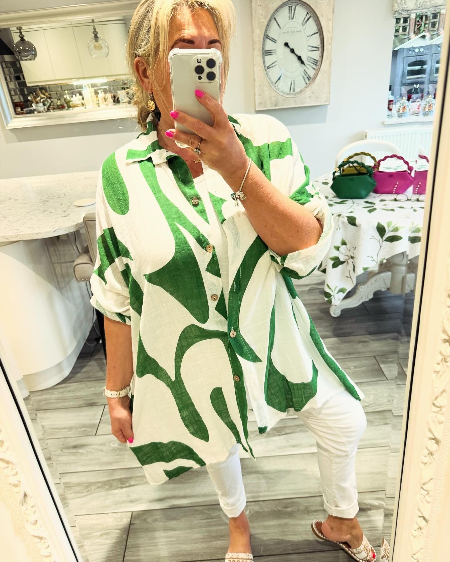 Odette 100% cotton oversize shirt