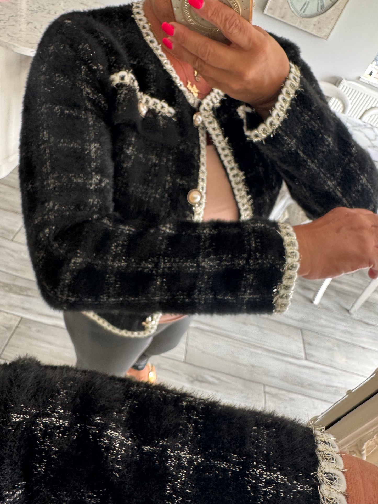 Anna short chanelesque style cardi/jacket