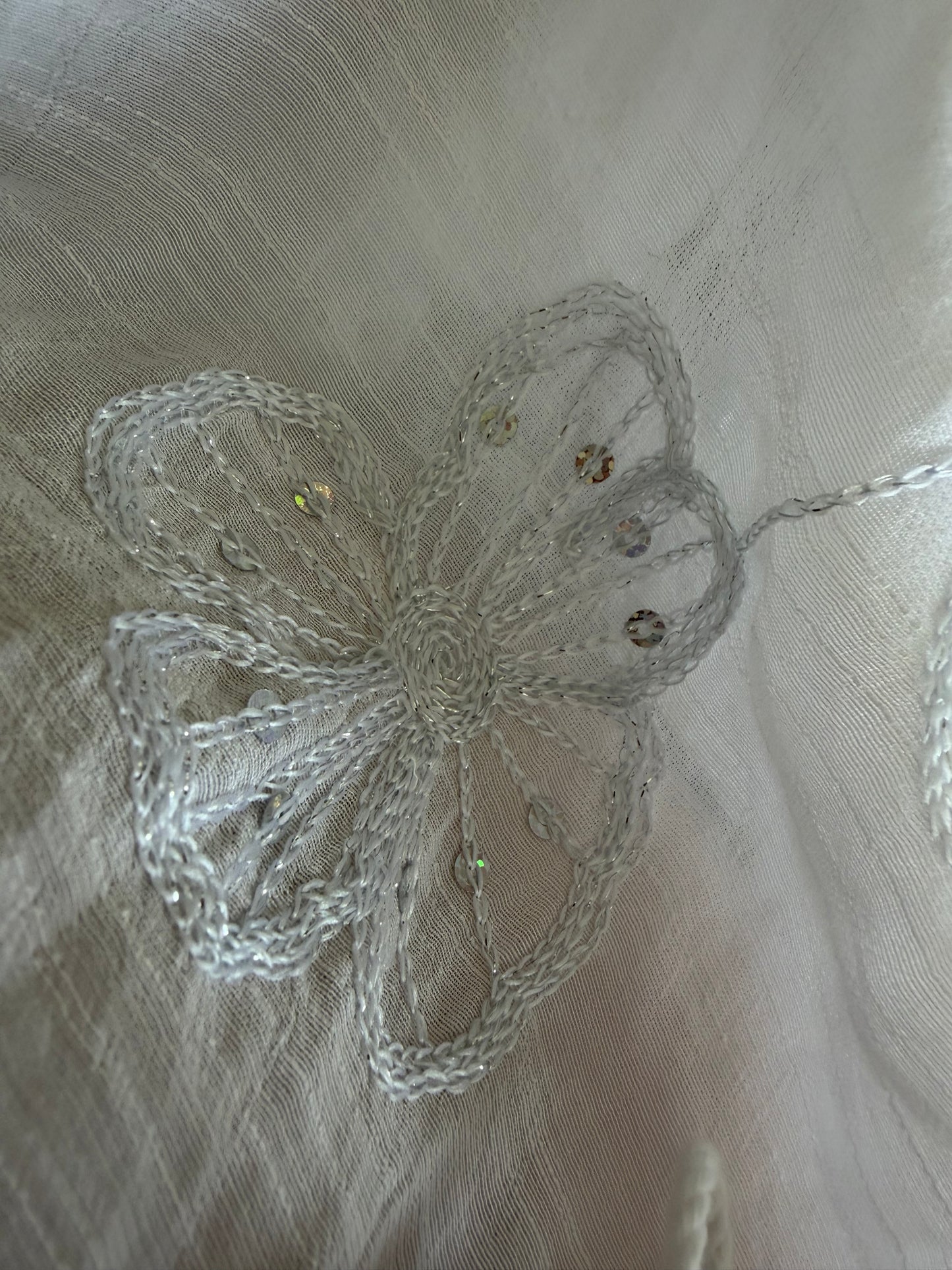 Arabella Bardot top with sequins