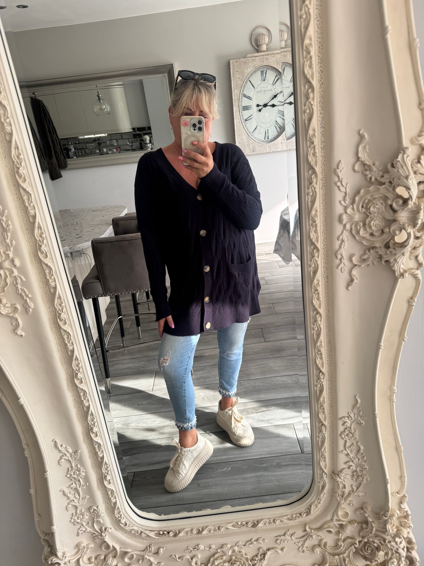 Shannon cable knit cardigan or dress