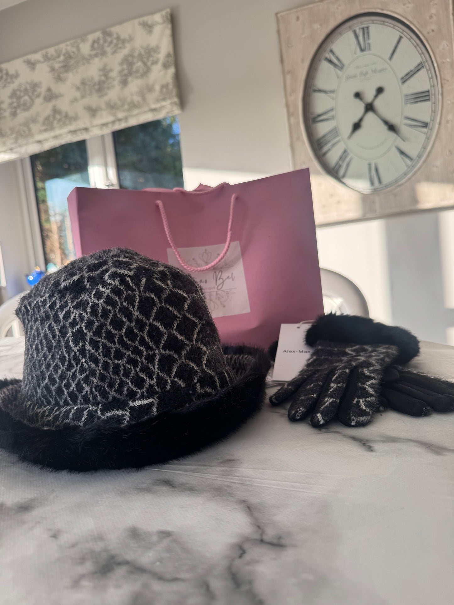 Harriet bucket reversible faux fur hat by Alex Max