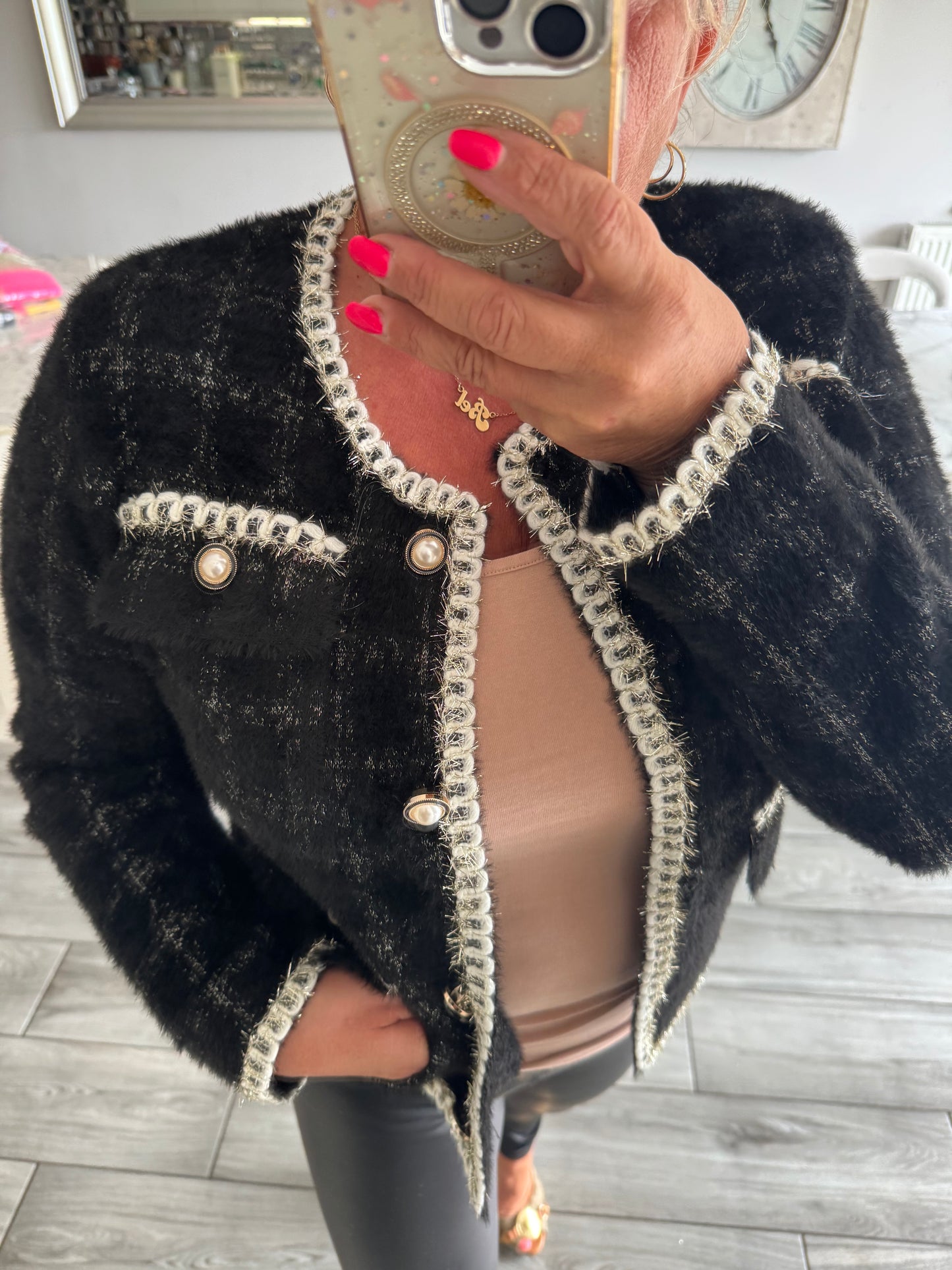 Anna short chanelesque style cardi/jacket