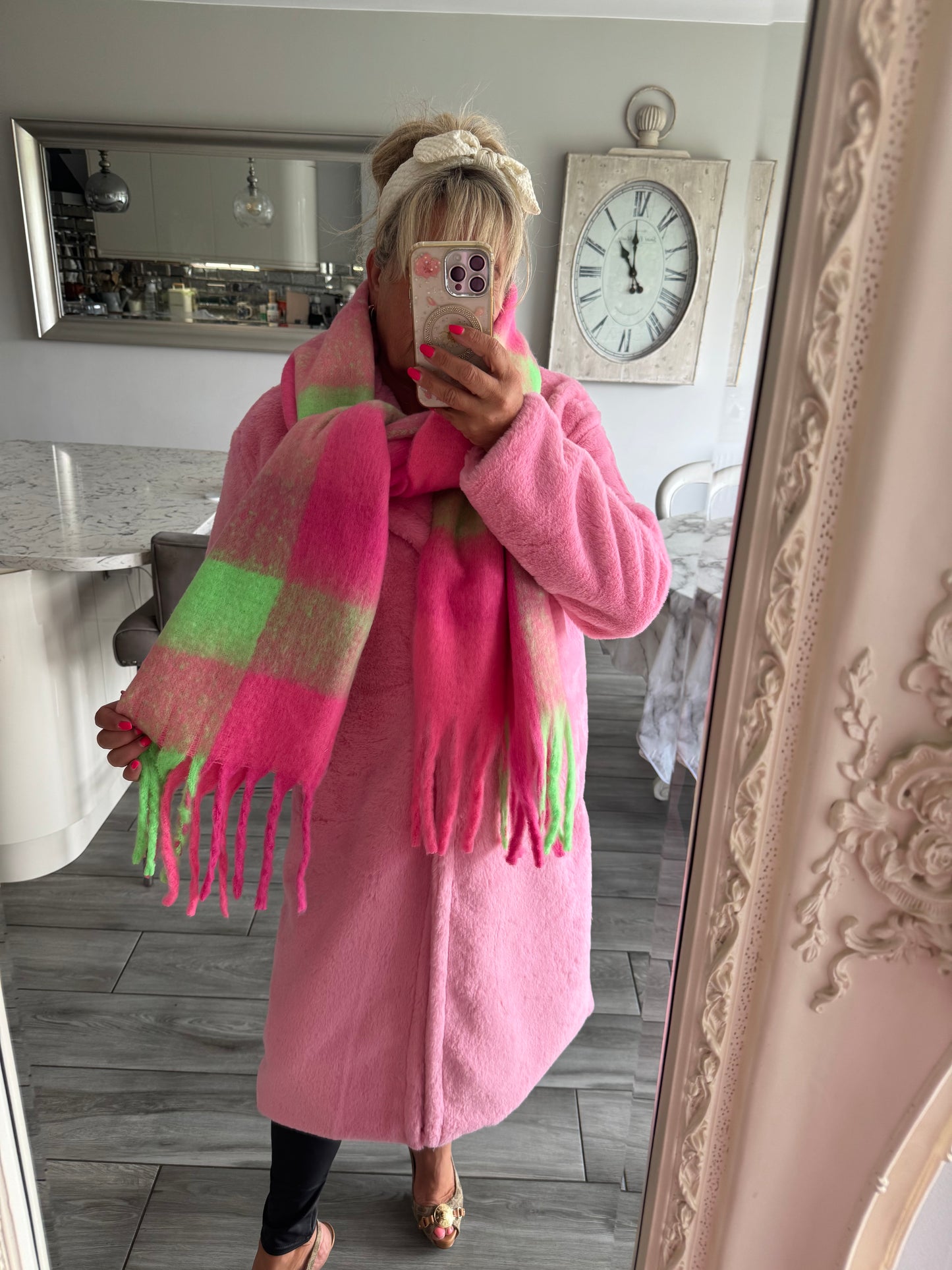 Ada luxury soft multi colour tassel scarf by Alex Max