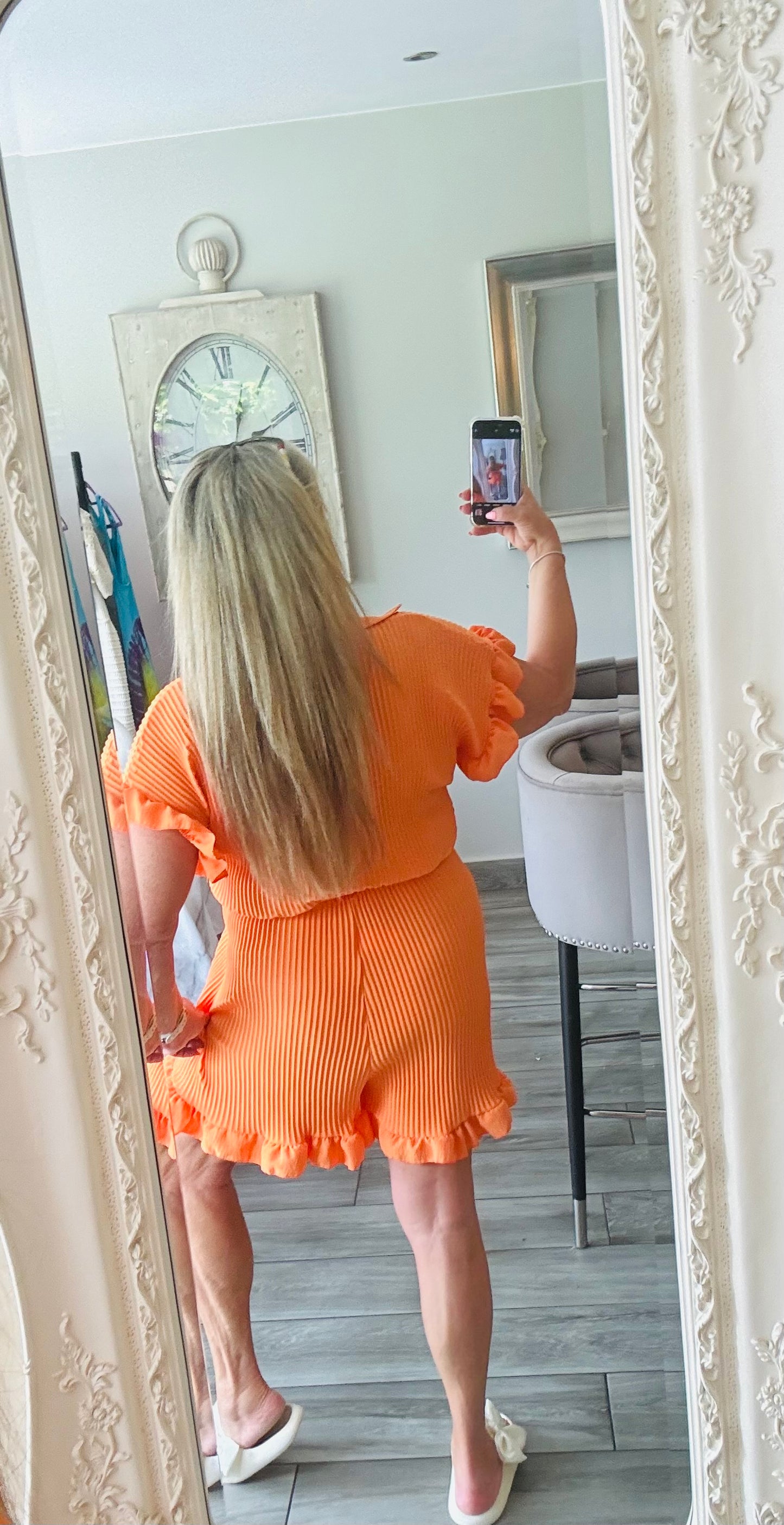 Layla plisse playsuit