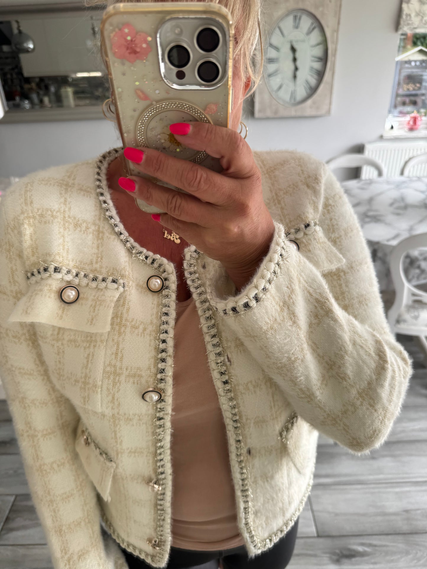 Anna short chanelesque style cardi/jacket