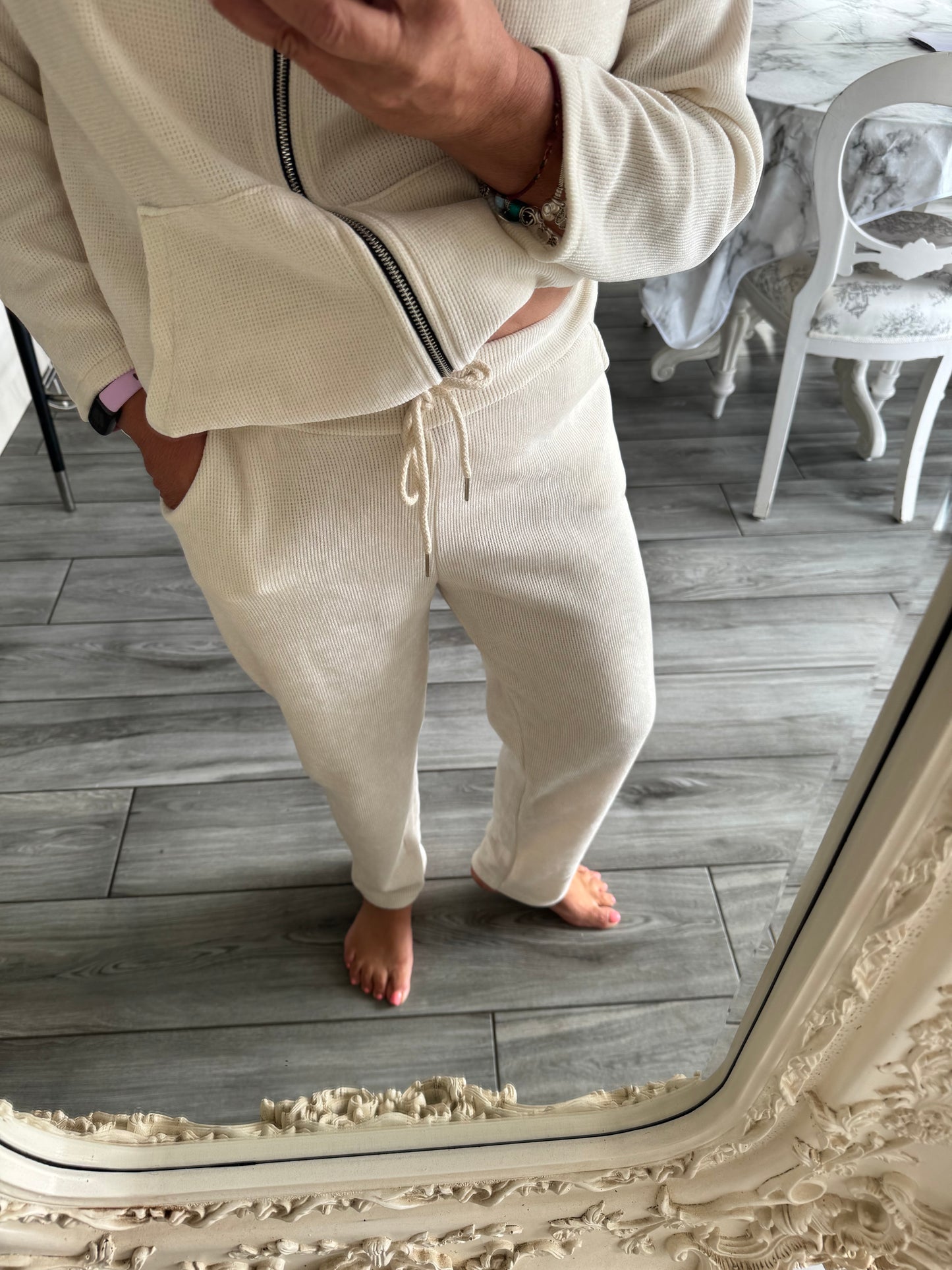 Harper chenille corduroy hoody style jacket