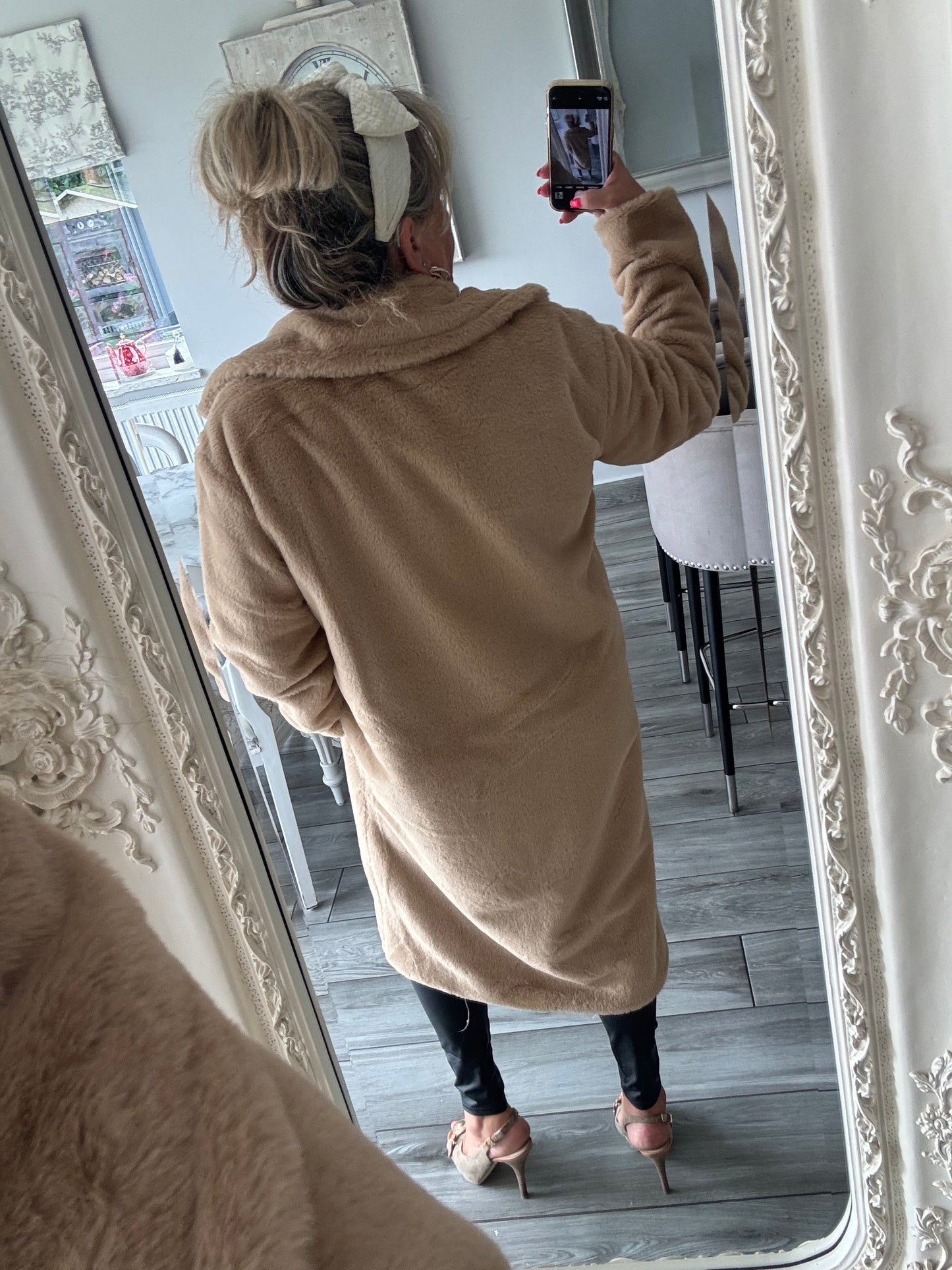 Ava super soft relaxed fit faux fur coat