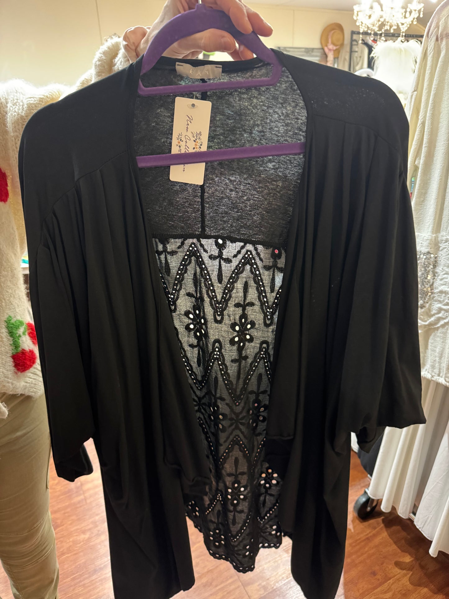 Antibes Waterfall Open Cardi