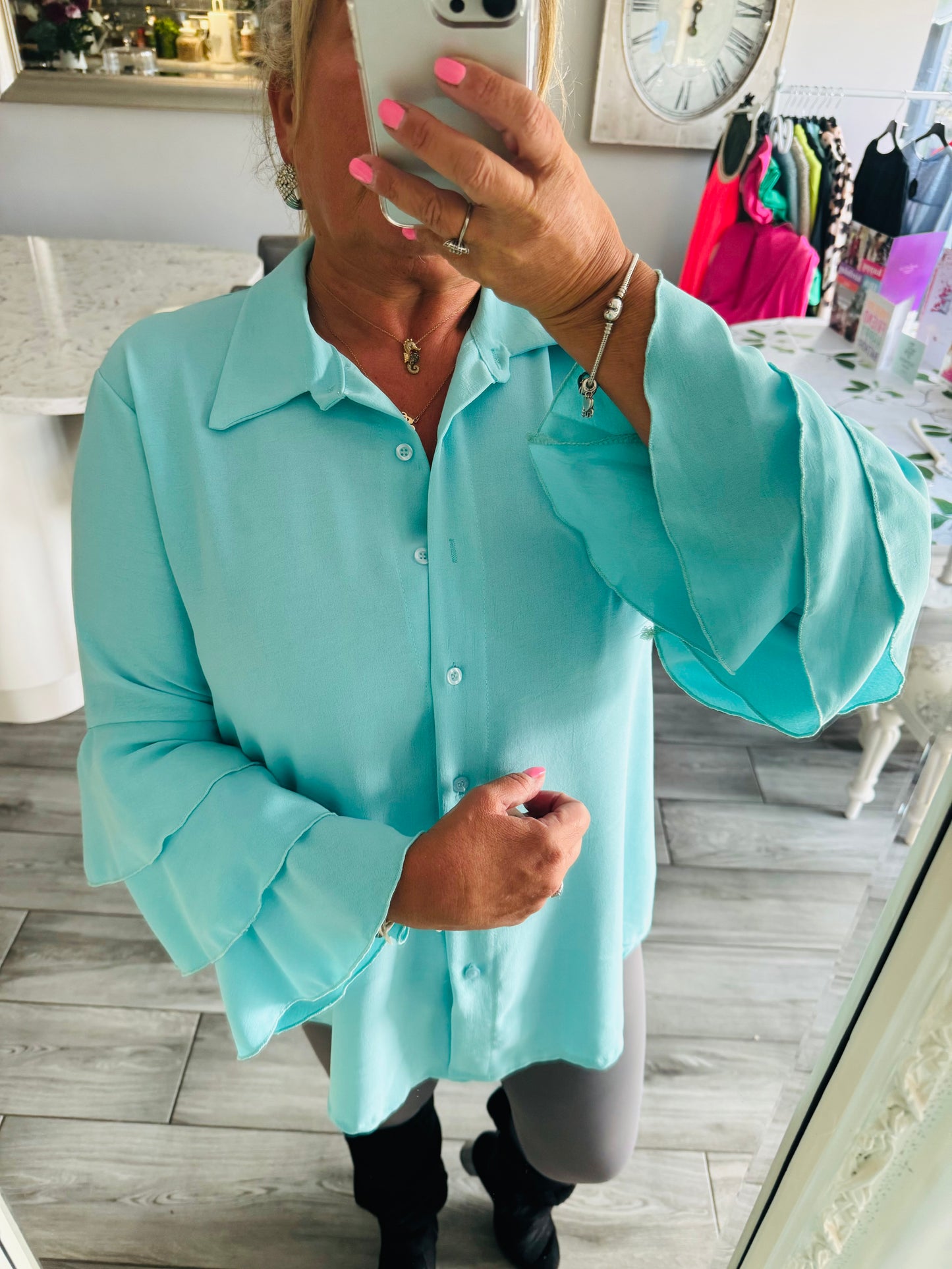 Lulabel Frill Sleeve Shirt