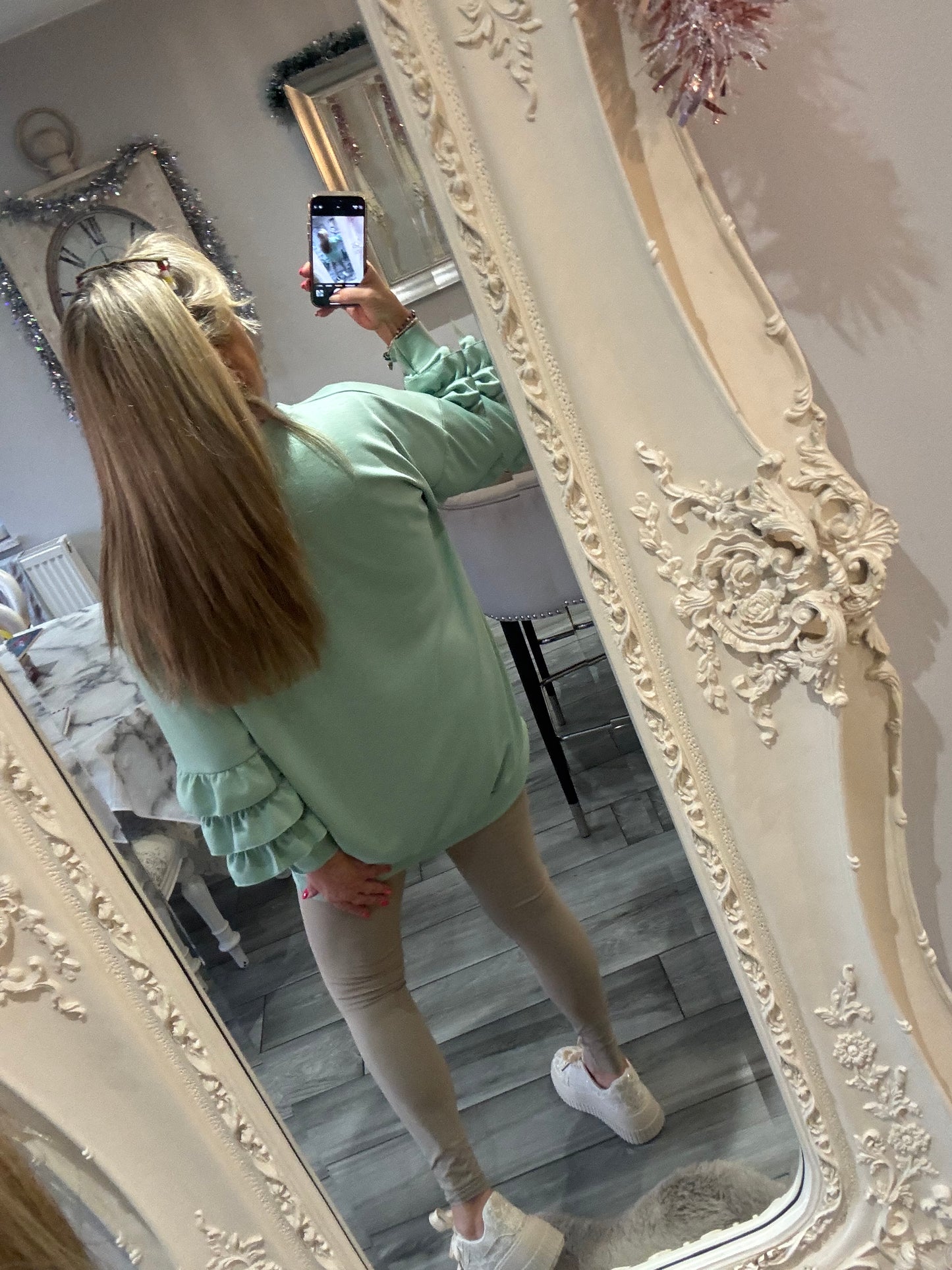 Doris Frill sleeve long top