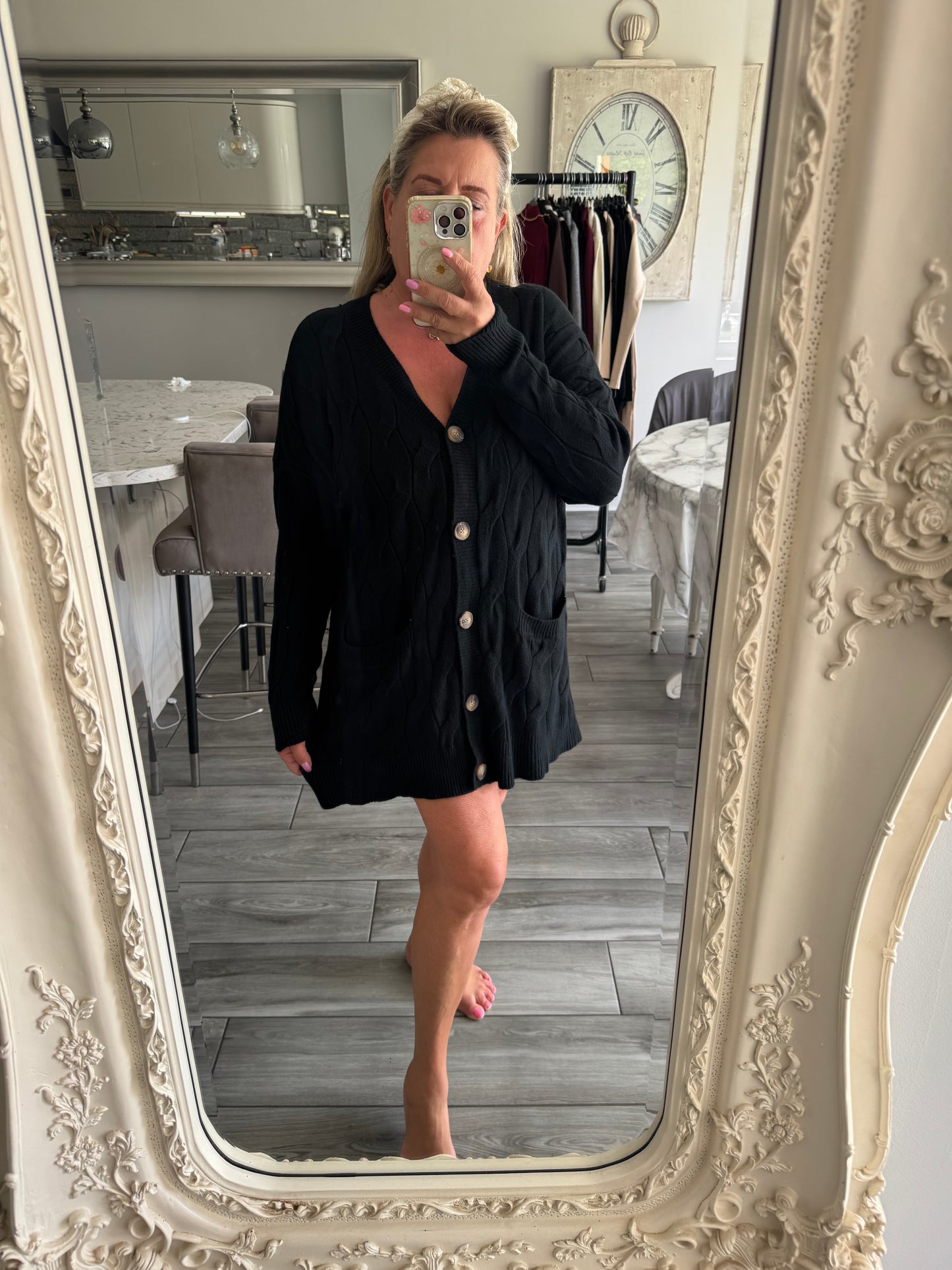 Shannon cable knit cardigan or dress