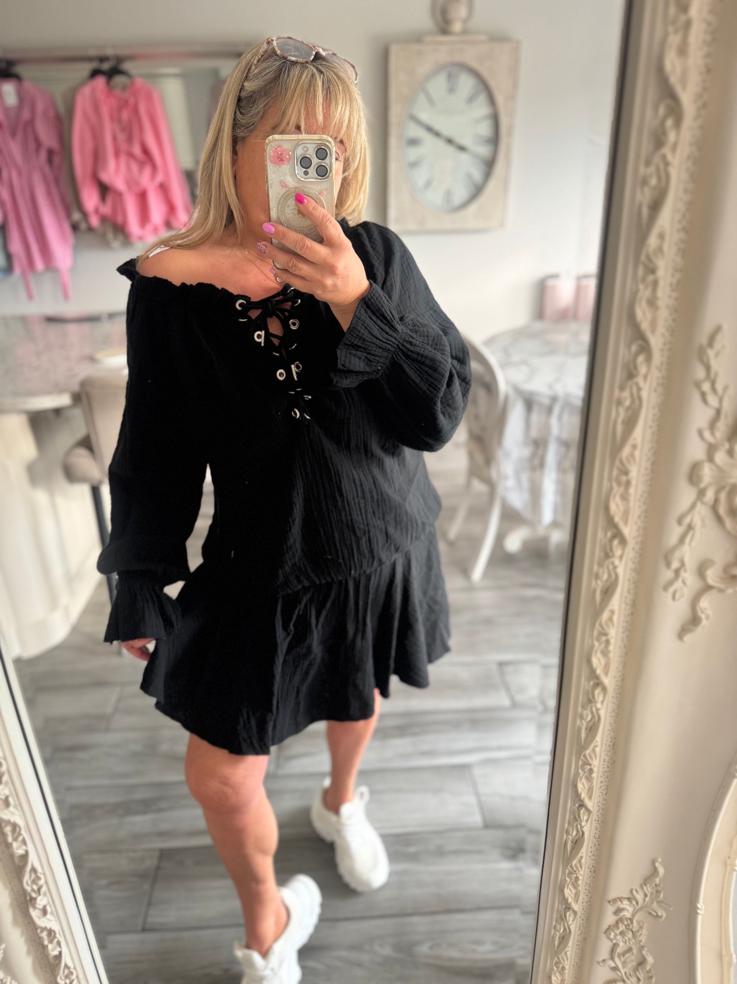 Manhattan cheesecloth playsuit