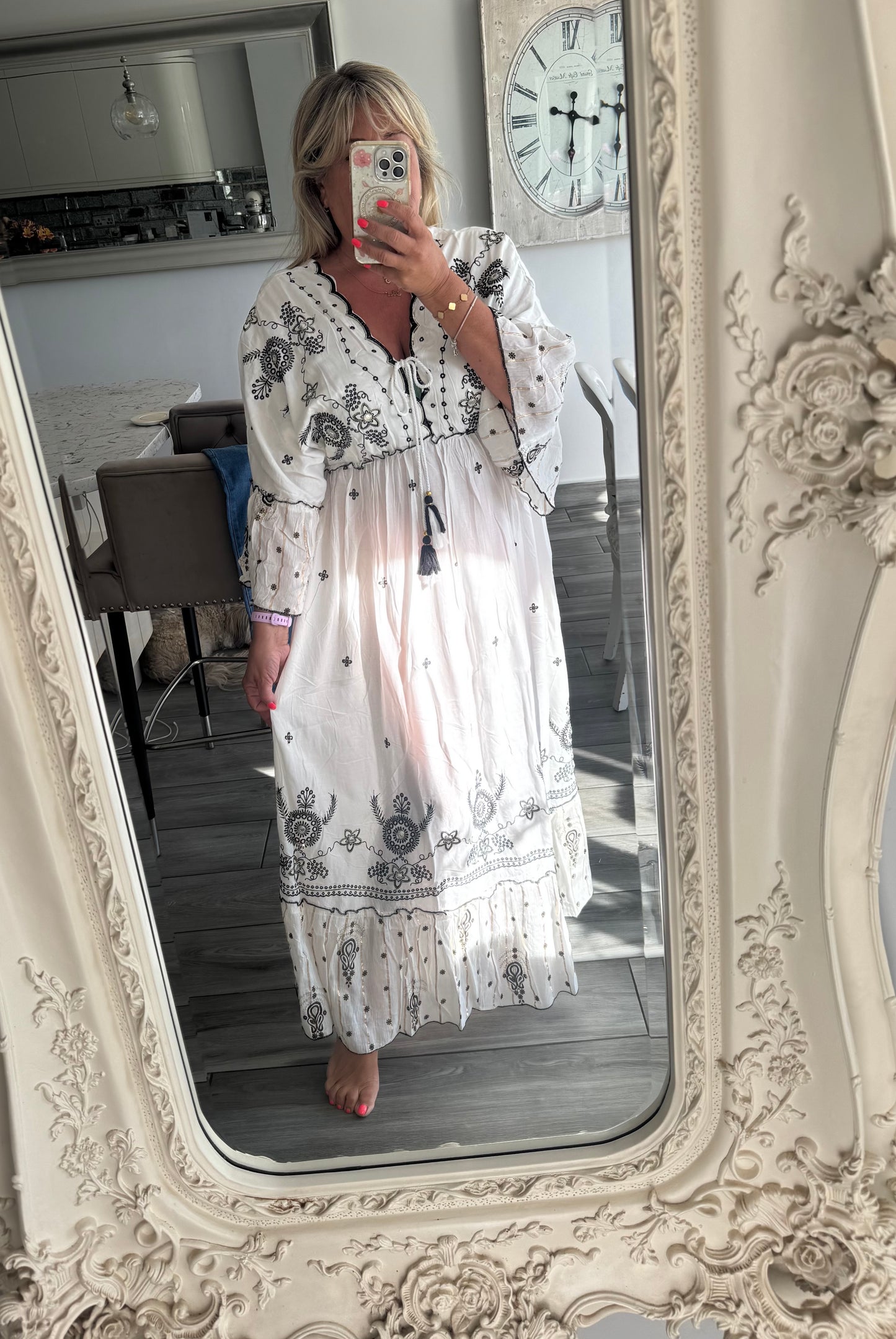 Mykonos maxi dress