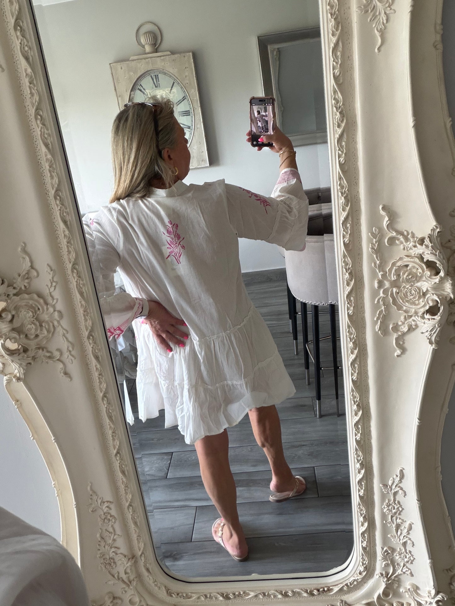 Saskia dress or top with pretty design