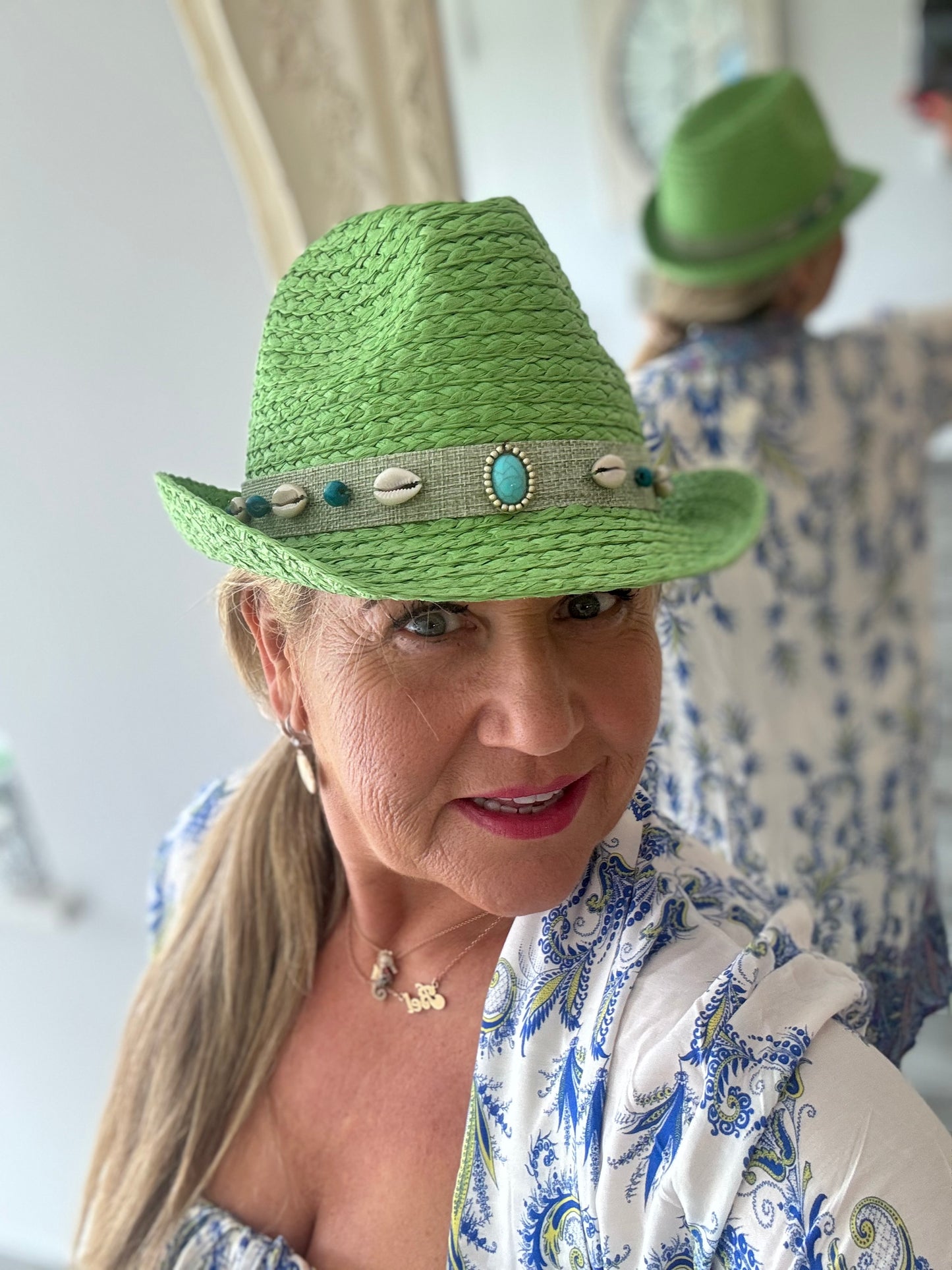 Isla Green Hat