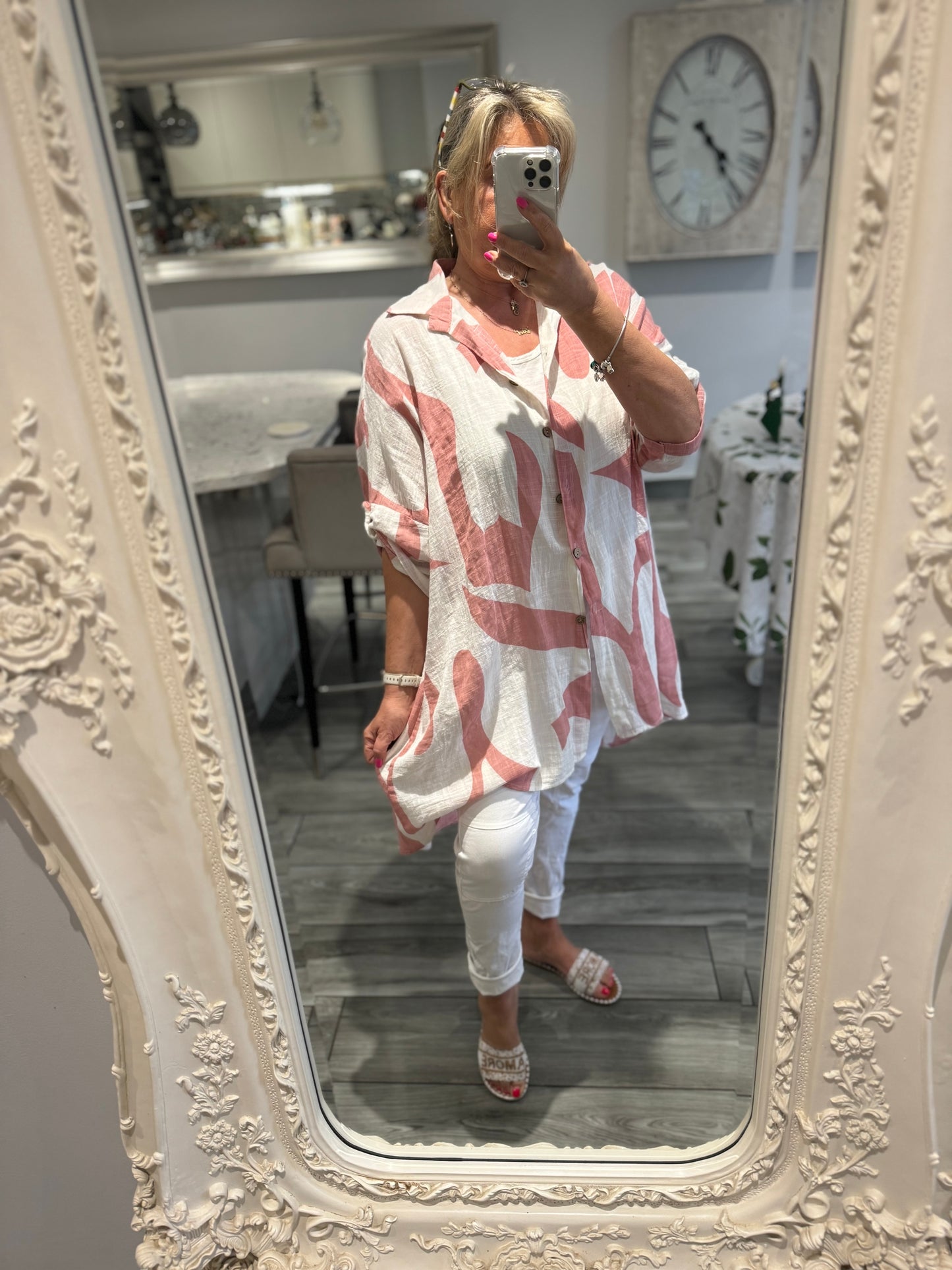 Odette 100% cotton oversize shirt