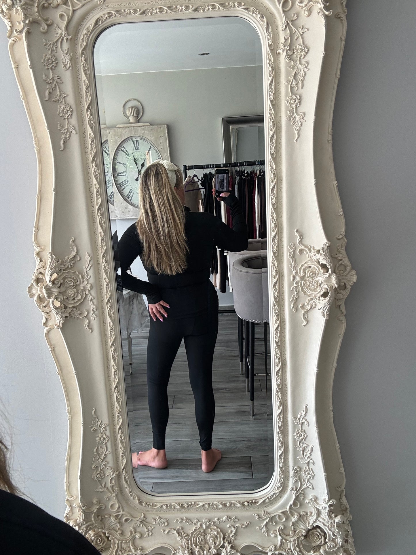 Polly fitted sports jacket in black