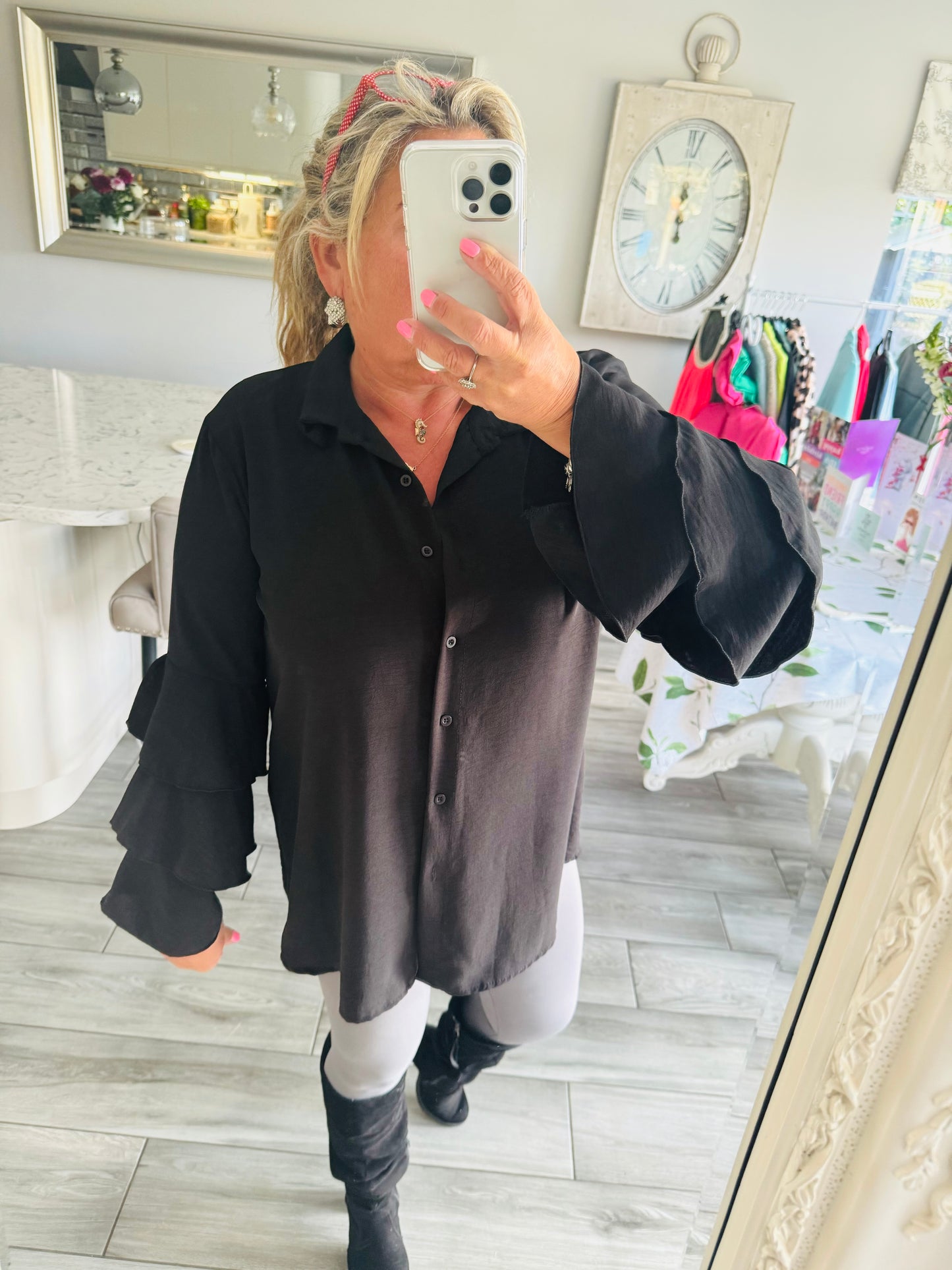 Lulabel Frill Sleeve Shirt