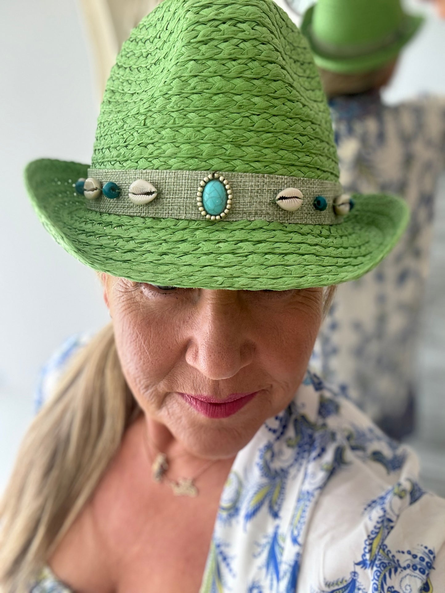 Isla Green Hat
