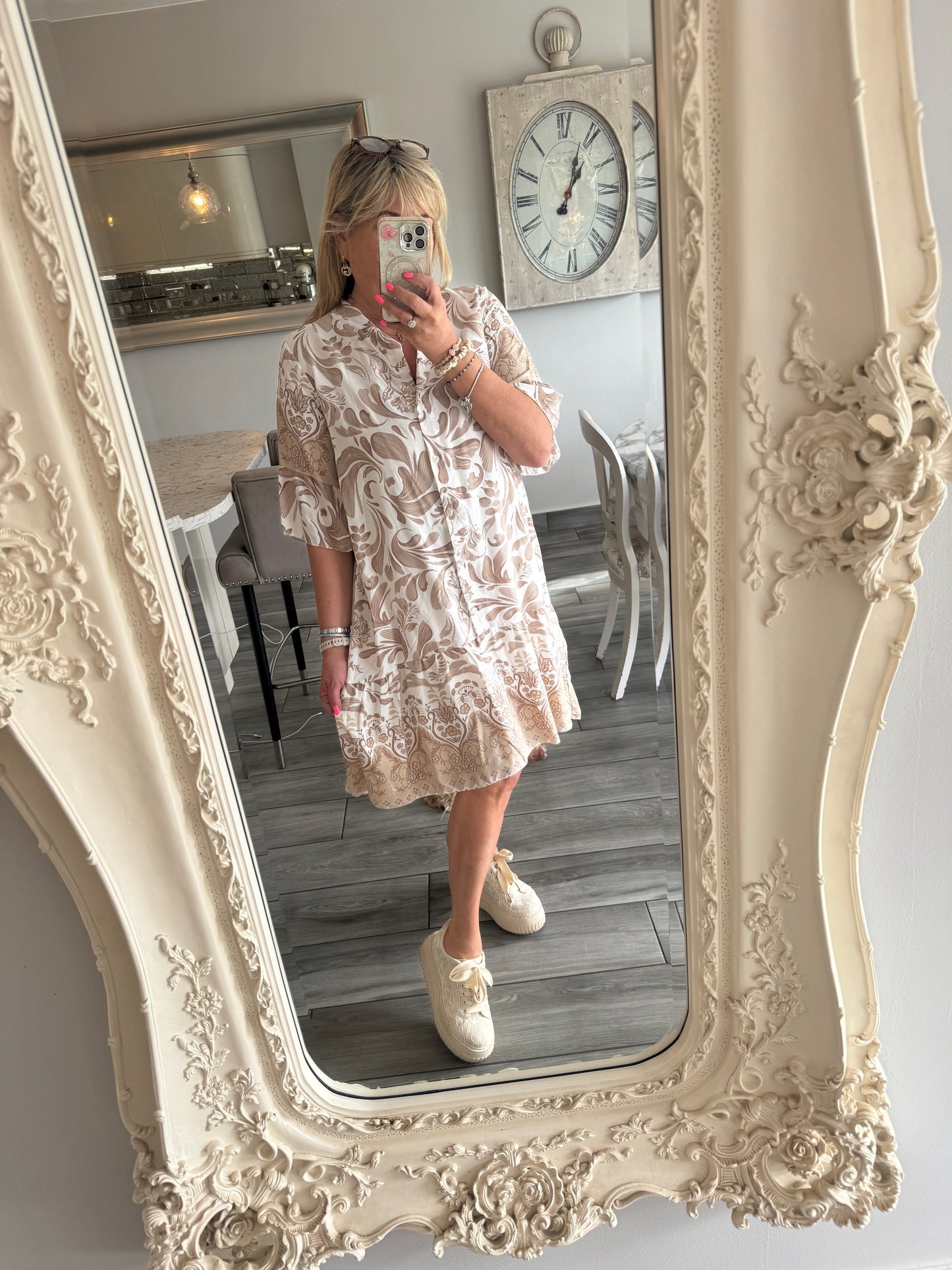 Eva knee length dress