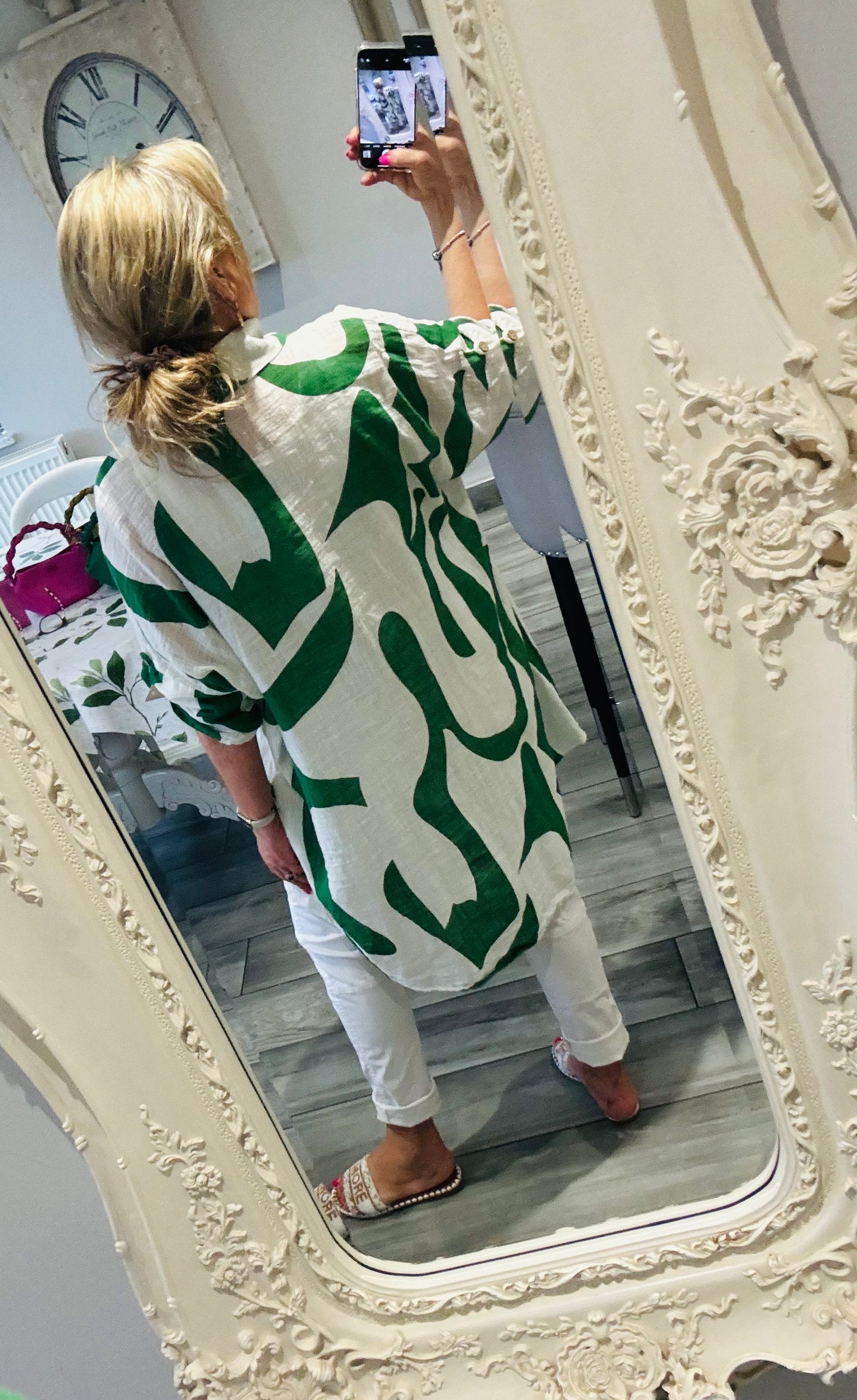 Odette 100% cotton oversize shirt