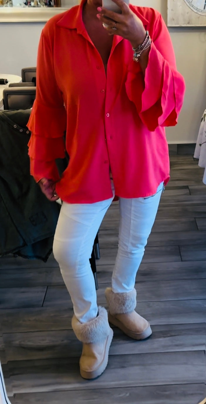 Lulabel Frill Sleeve Shirt