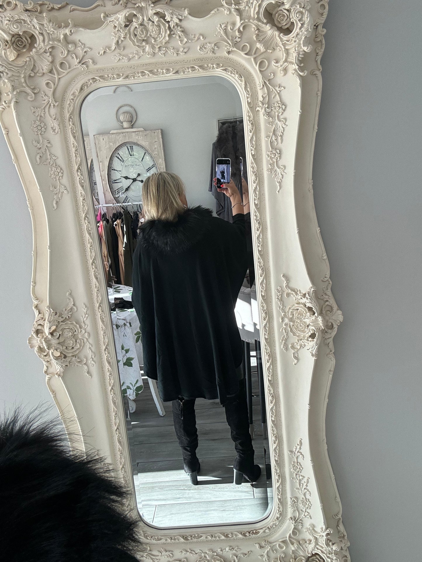 Melisa Faux Fur Cape/Shawl