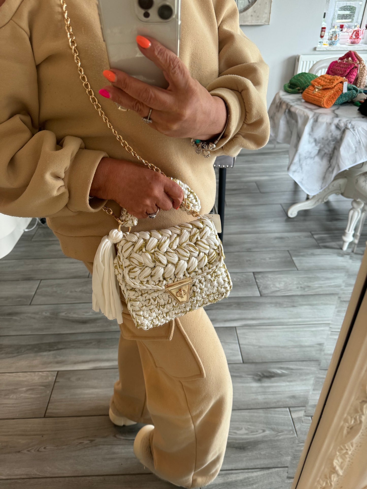 Penny Crochet Knit Bag