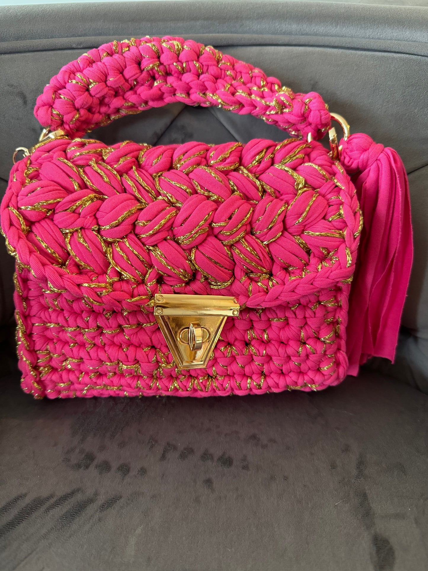 Penny Crochet Knit Bag