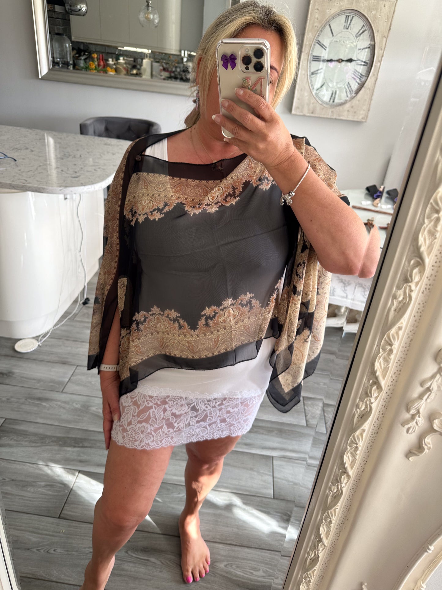 Seville Chiffon Two Way Top