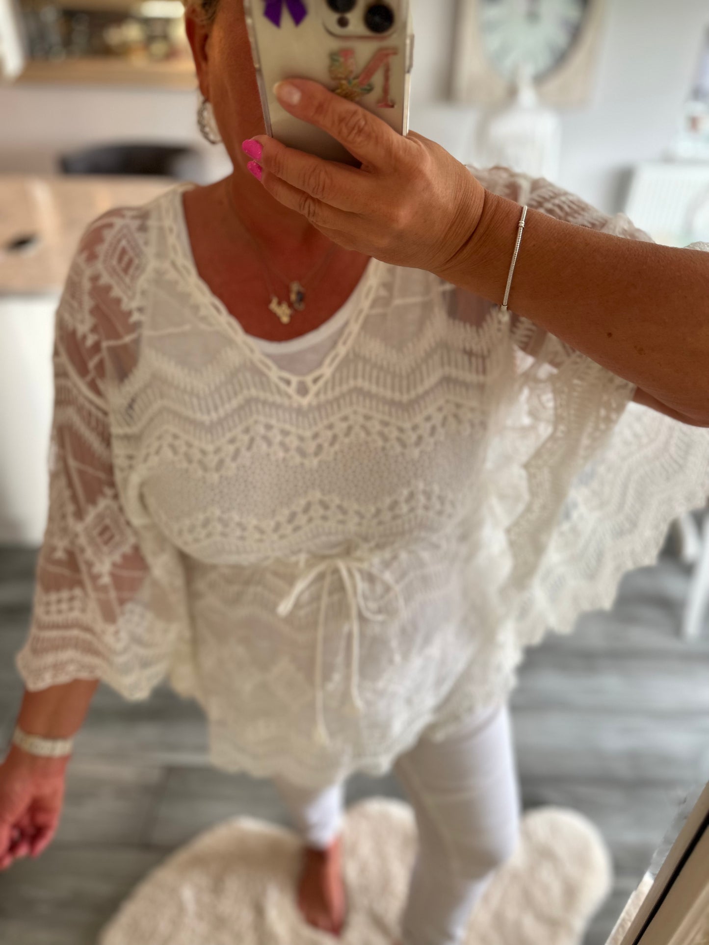 Folly Beach Cover Up See-Through